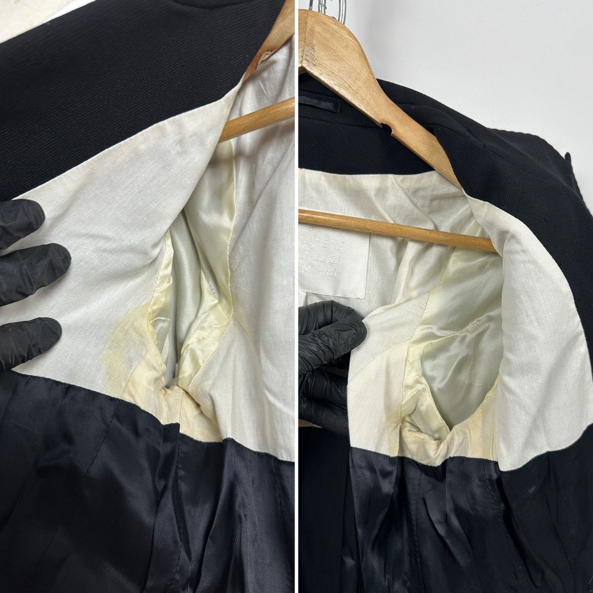 H&M × Maison Margiela Maison Martin Margiela x H&M Pagoda Shoulder Wool Blazer Size XL / US 12-14 / IT 48-50 - 24 Thumbnail