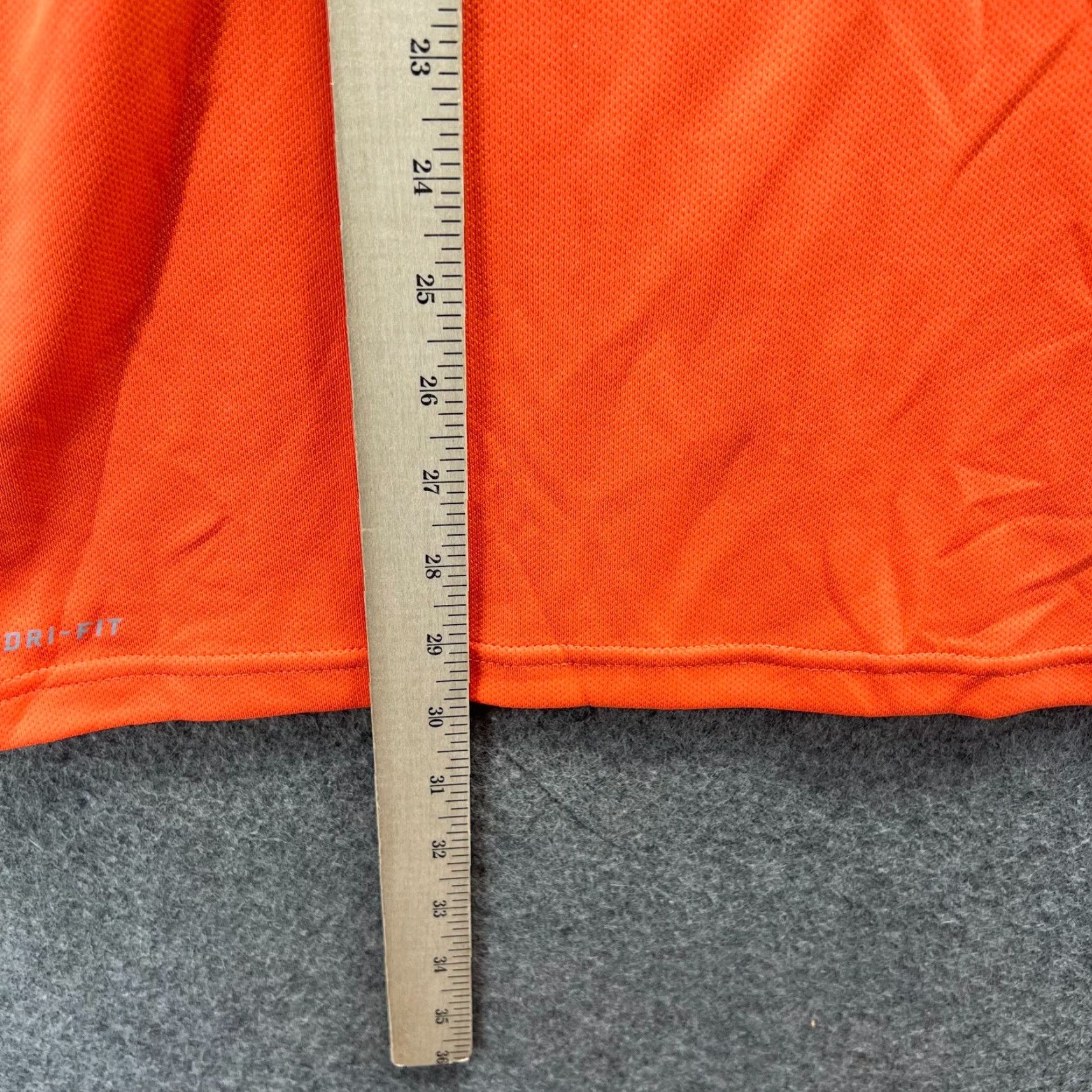 Nike Nike Polo Shirt Mens XL Orange Athletic Dri Fit Golf Swoosh Performance Shirt Size US XL / EU 56 / 4 - 3 Thumbnail