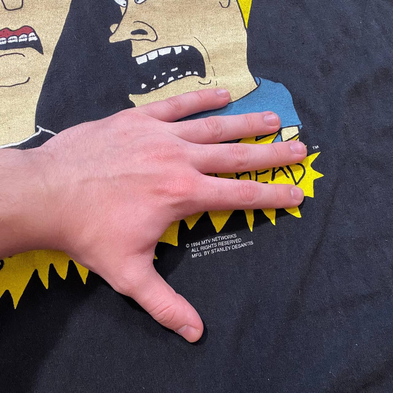 Band Tees Rare! Beavis and Butt-Head 1994 MTV Vintage Tee Big Logo Size US L / EU 52-54 / 3 - 3 Thumbnail