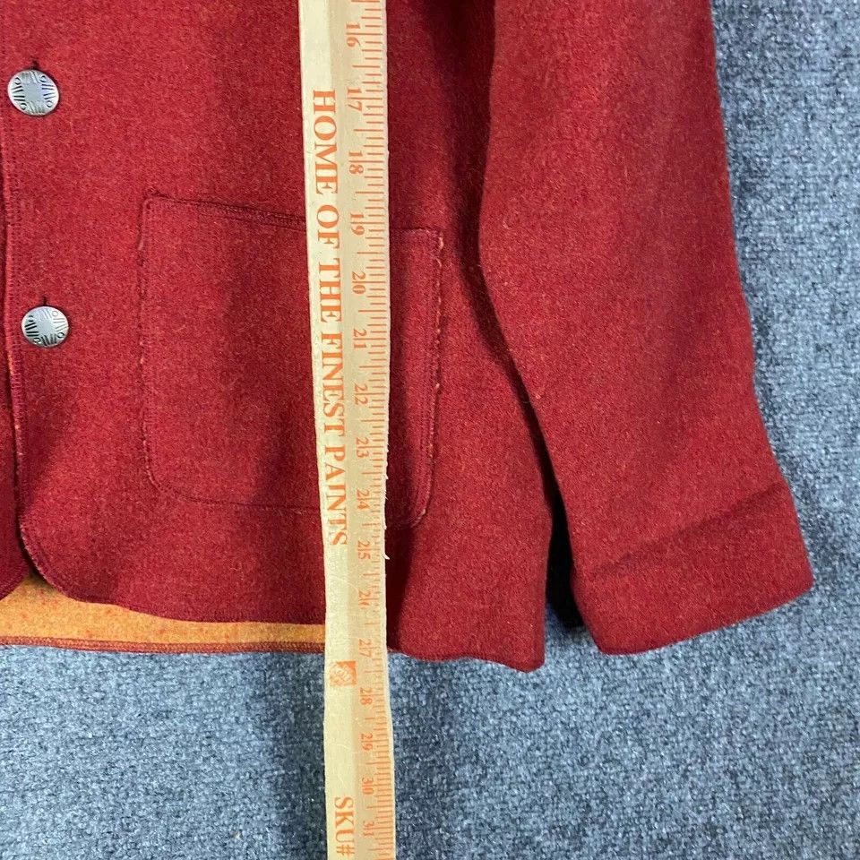 Chicos Chico's Sweater Women's 1 USA Medium Red Cardigan Wool Nylon Size M / US 6-8 / IT 42-44 - 5 Thumbnail