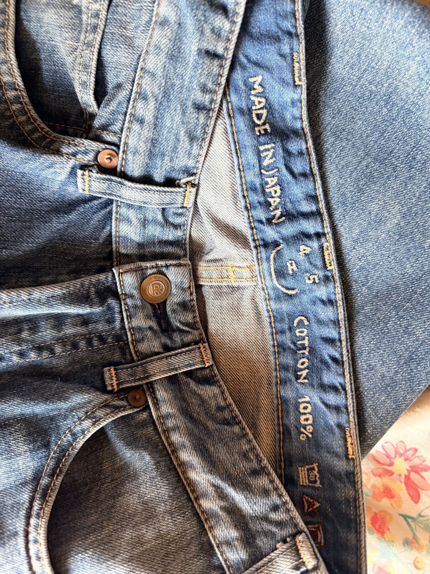 45rpm 45r/45rpm Charlotte Classic Jeans Women's 26 (1W1W) Size 26" / US 2 / IT 38 - 5 Thumbnail