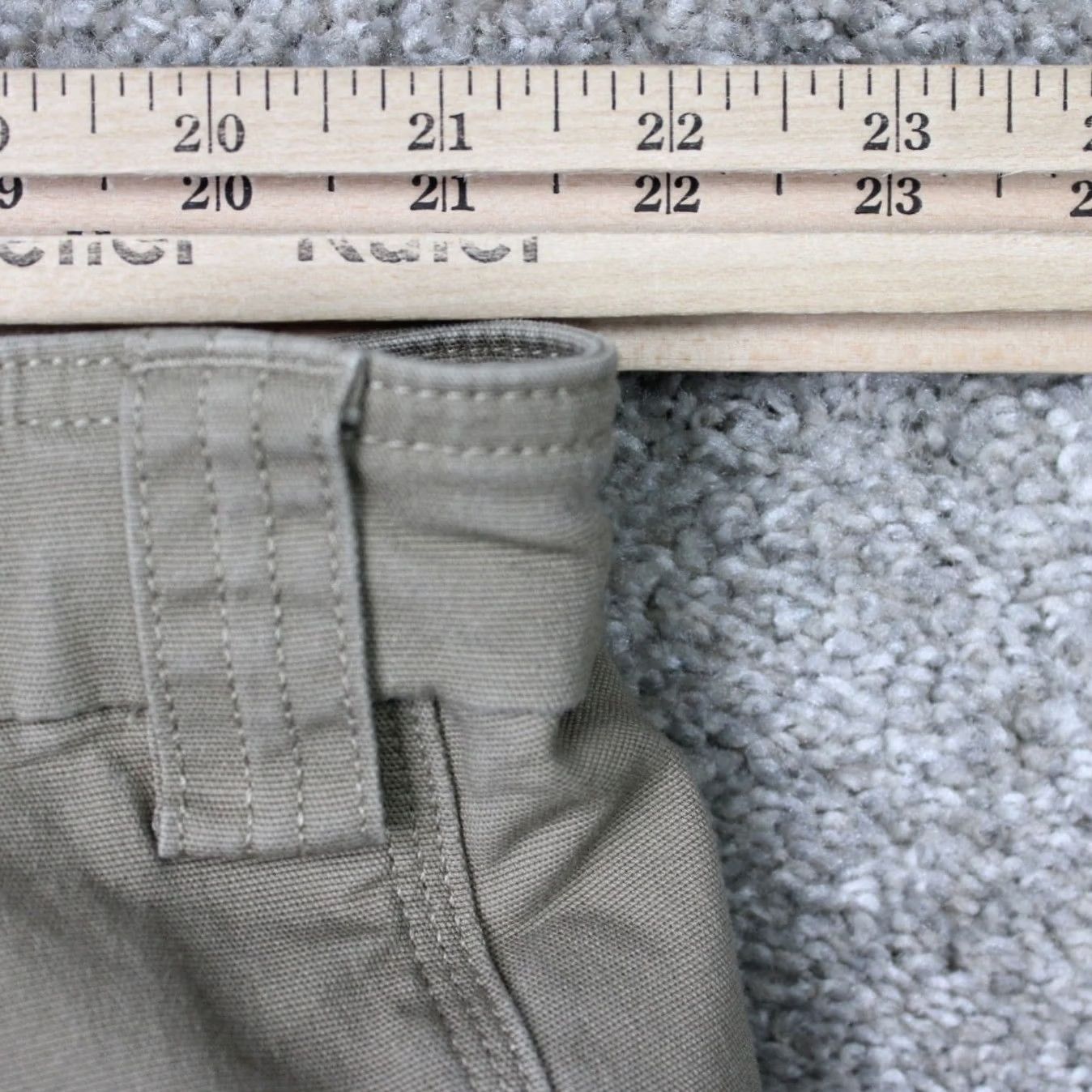 Vintage Duluth Beige DuluthFlex Fire Hose 10" Cargo Shorts Men 44 Slim/Relaxed Fit Nylon Cotton Pockets Solid (Inseam 10 in) Front Flat Front Size US 44 / EU 60 - 6 Thumbnail