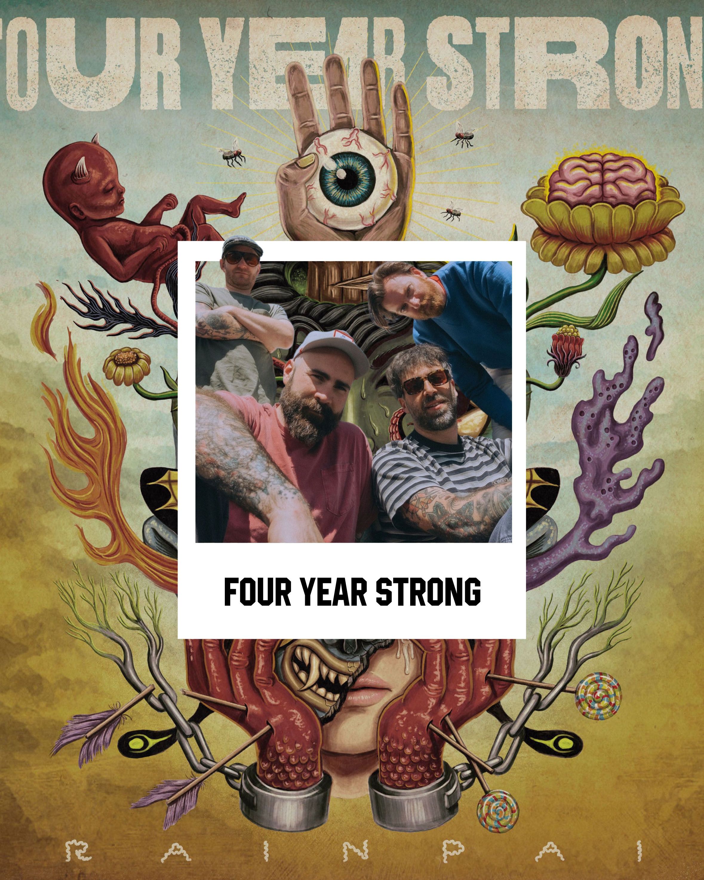 Band Tees Four Year Strong Summer ‘22 Tshirt Size US L / EU 52-54 / 3 - 8 Thumbnail