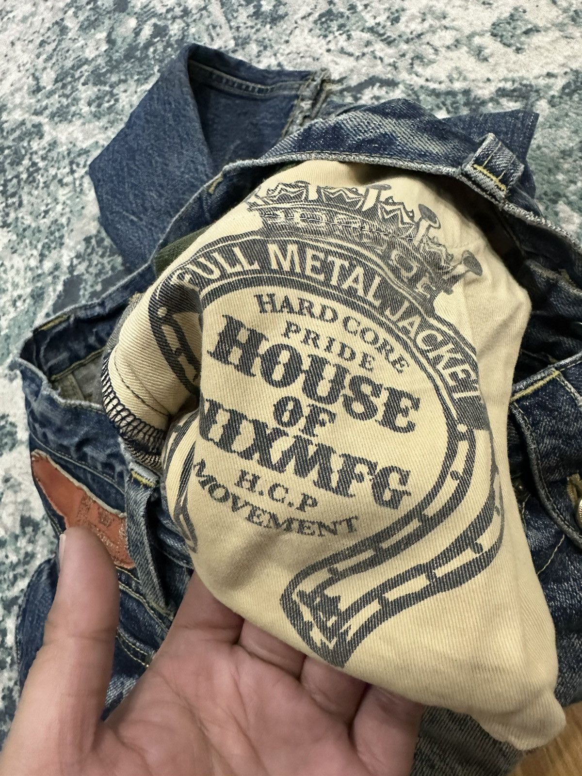 Marithe + Francois Girbaud Marithe+ Francois Girbaud X Full Metal Jacket Denim Pants Size US 30 / EU 46 - 9 Thumbnail