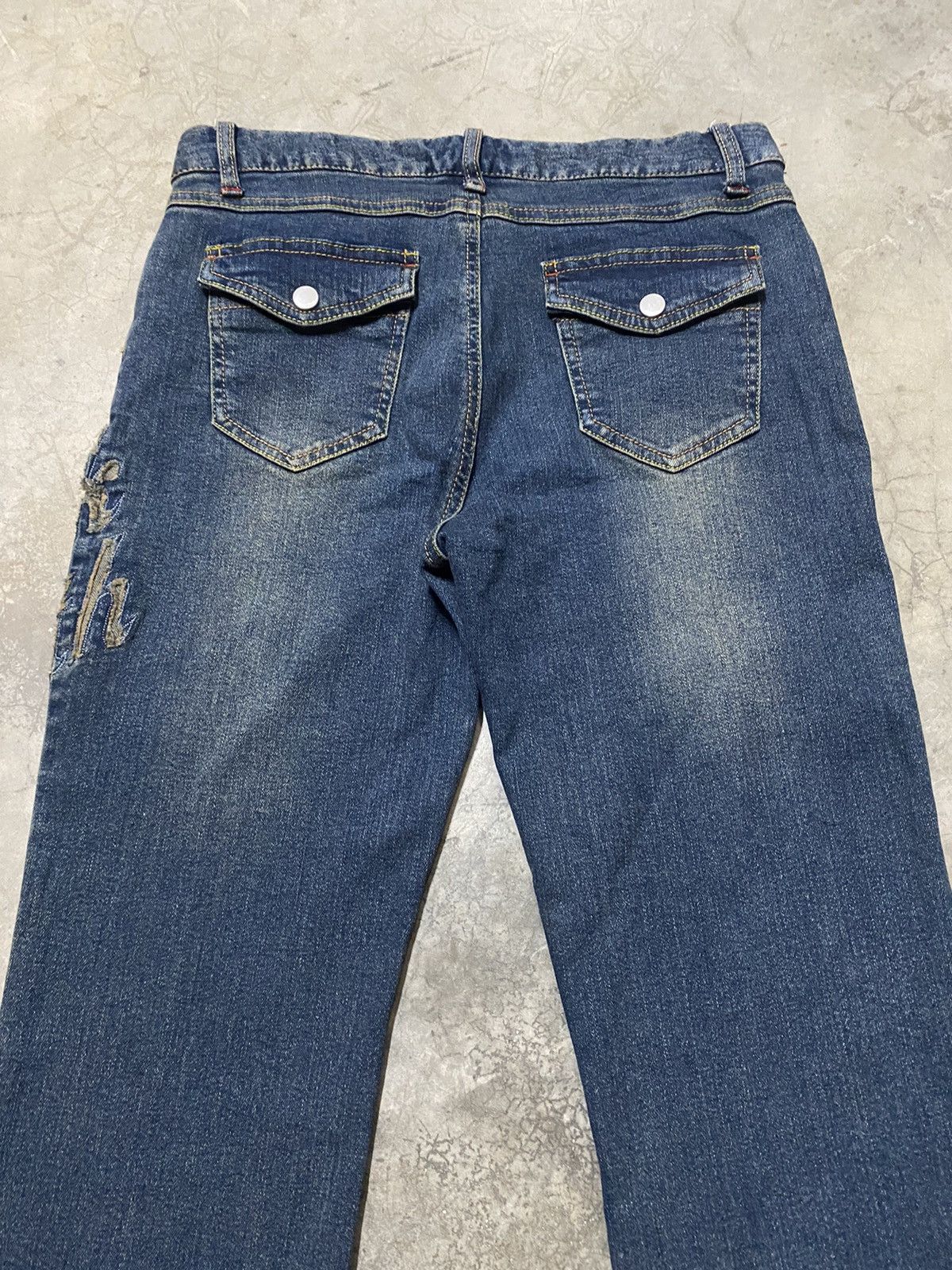 Hysteric Glamour × Japanese Brand Flare Jeans Japan Jover Du Rock Designer Jeans Size US 29 - 8 Thumbnail