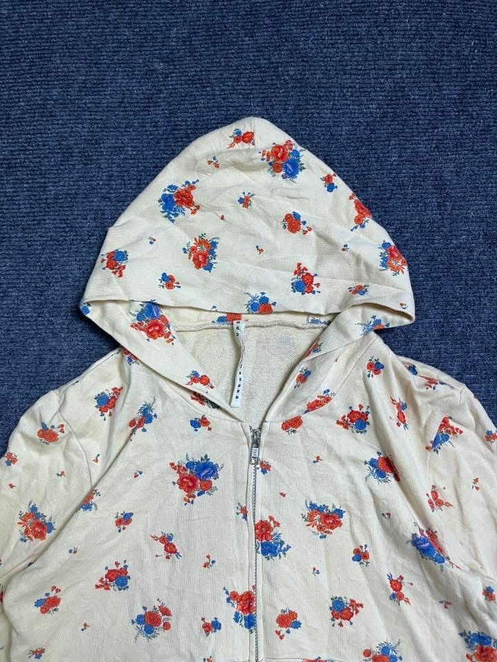 Sunao Kuwahara vintage Sunao Kuwahara floral print zip-up hoodie Size S / US 4 / IT 40 - 3 Thumbnail