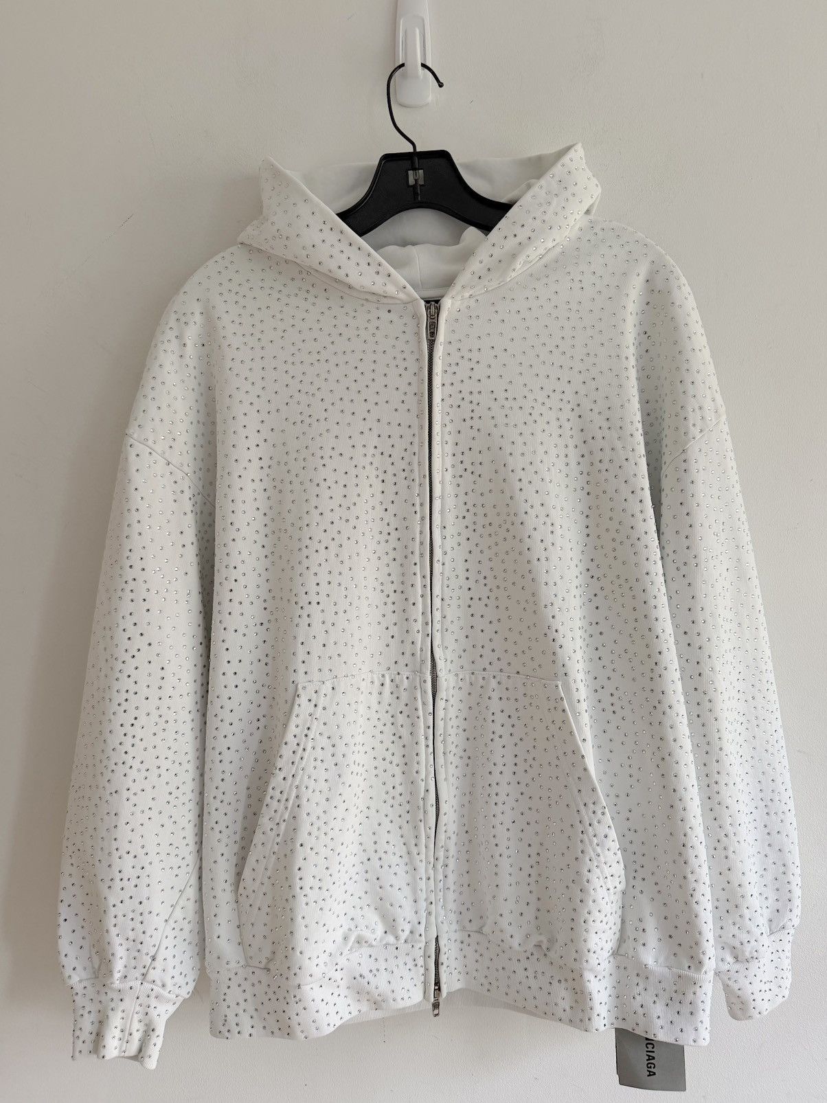 Balenciaga Summer 23 Mud Show Paris Zip Up Hoodie (M) | Grailed