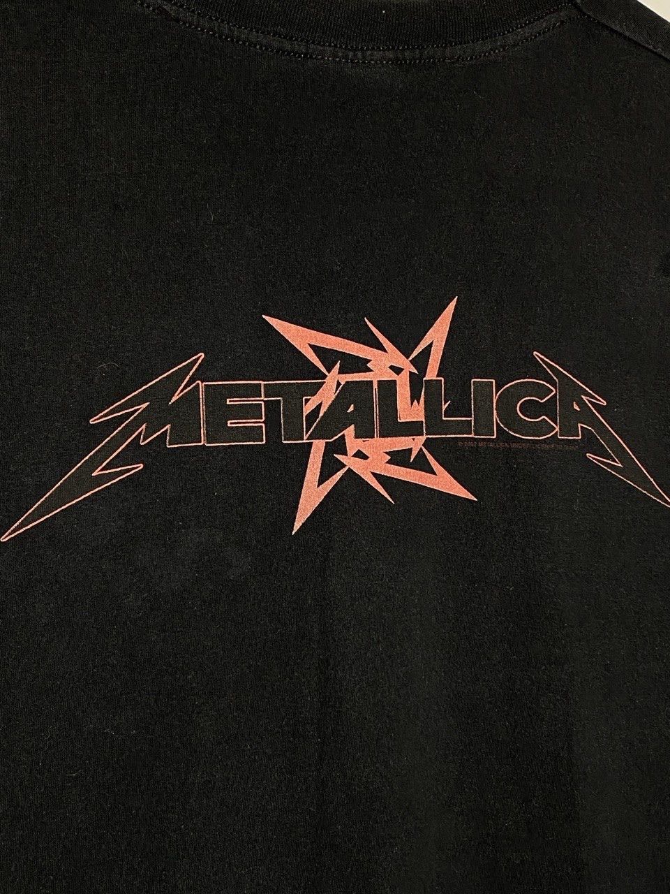 Band Tees Vintage 2002 Metallica Ninja Star Moshing T-Shirt Travis Size US L / EU 52-54 / 3 - 7 Thumbnail