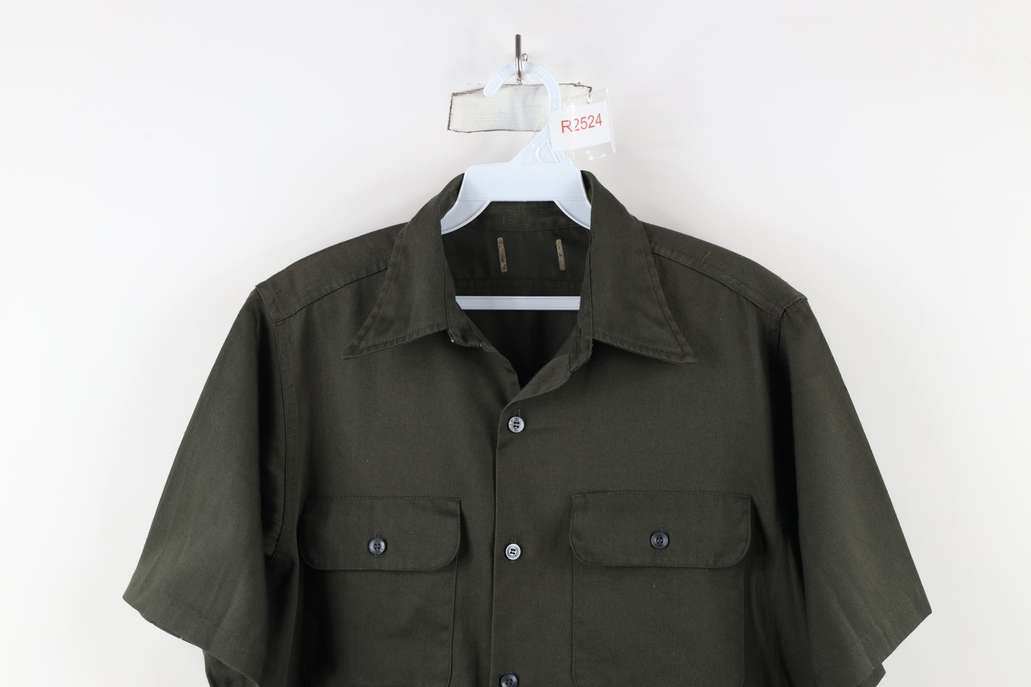 Vintage Vintage 60s 70s Union Made Mechanic Button Shirt Green USA Size US S / EU 44-46 / 1 - 2 Thumbnail