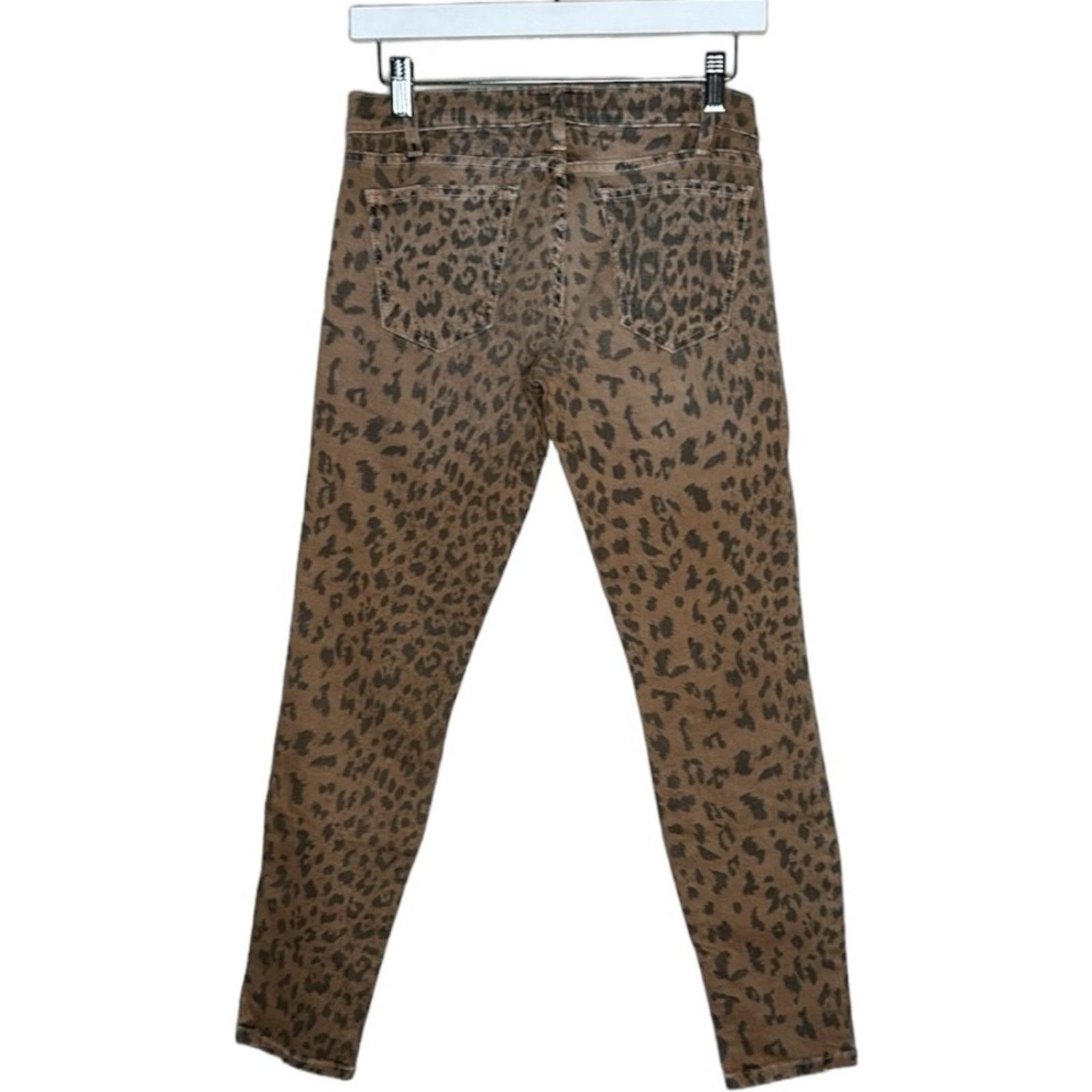 Current/Elliot Current/Elliott Leopard Skinny Stiletto Jean Sz 25 Indie Y2K Size 25" / US 0 / IT 36 - 4 Thumbnail