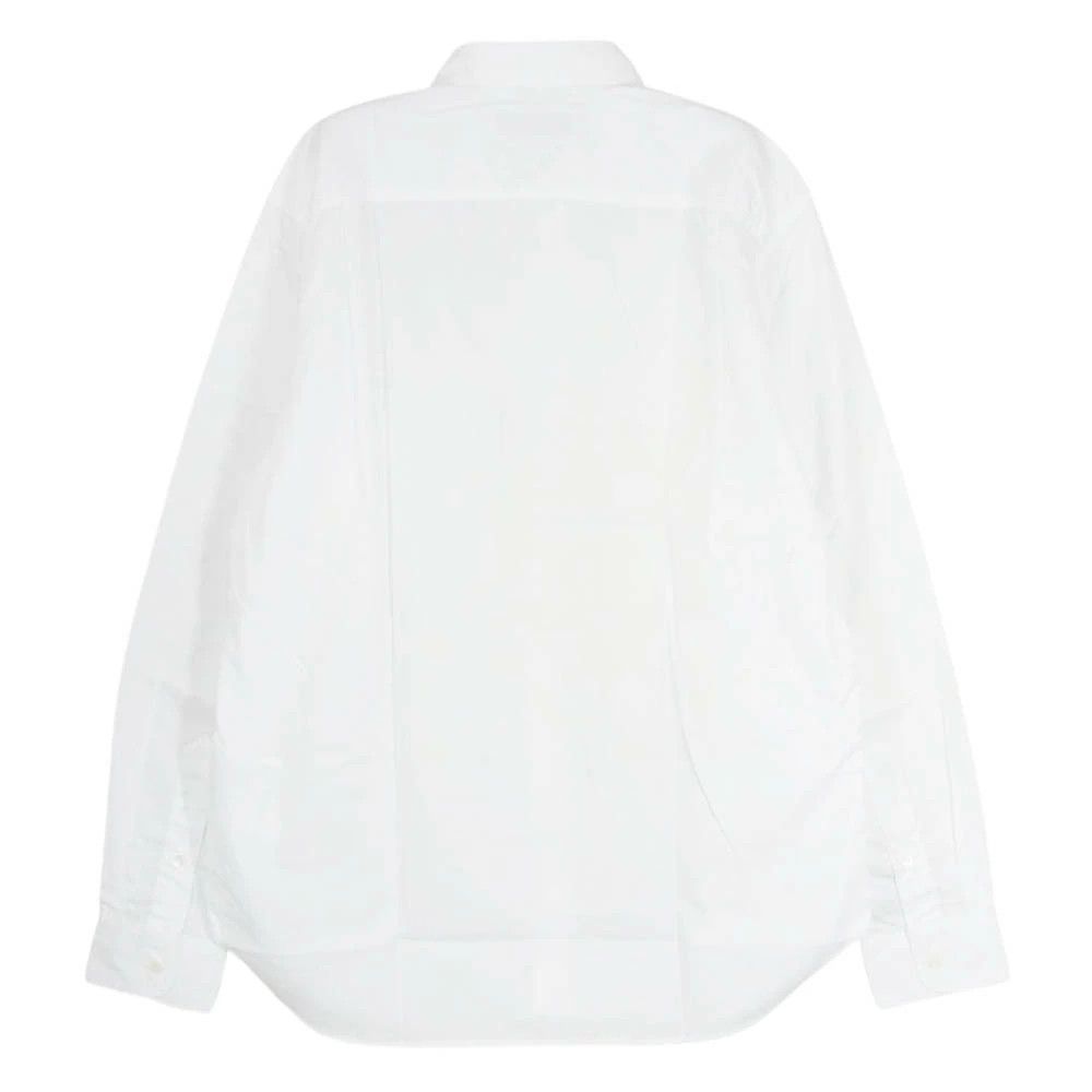 Comme des Garcons Homme Shirt Cotton Broadcloth Long Sleeve Button Up White Size US M / EU 48-50 / 2 - 2 Thumbnail