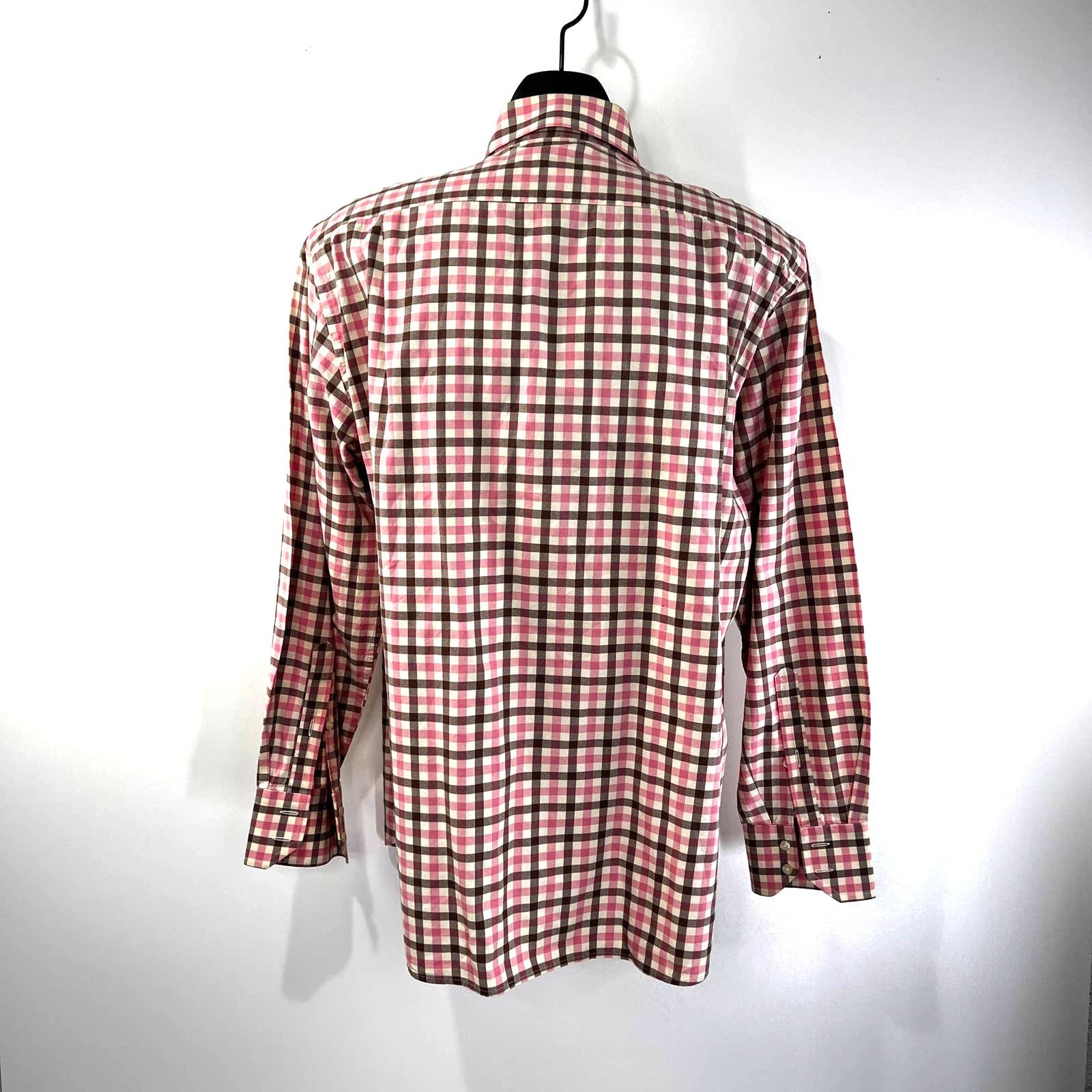 Daniel Cremieux Daniel Cremieux Button Down Check Shirt Long Sleeves Cotton Size US L / EU 52-54 / 3 - 6 Thumbnail