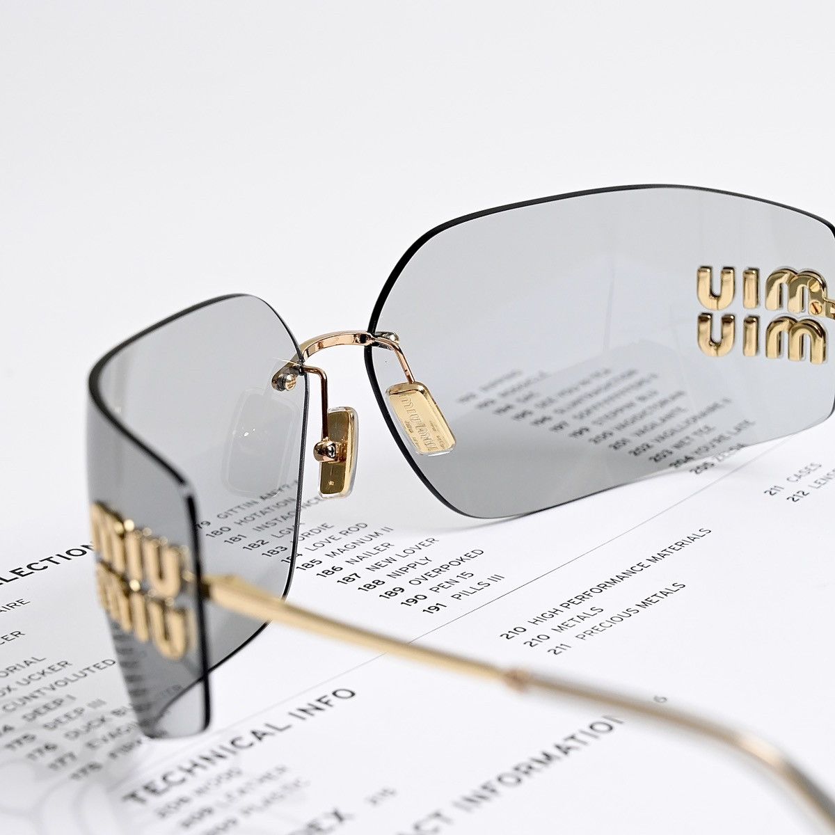 Miu Miu MIU MIU 0MU 54YS SUNGLASSES Size ONE SIZE - 5 Thumbnail