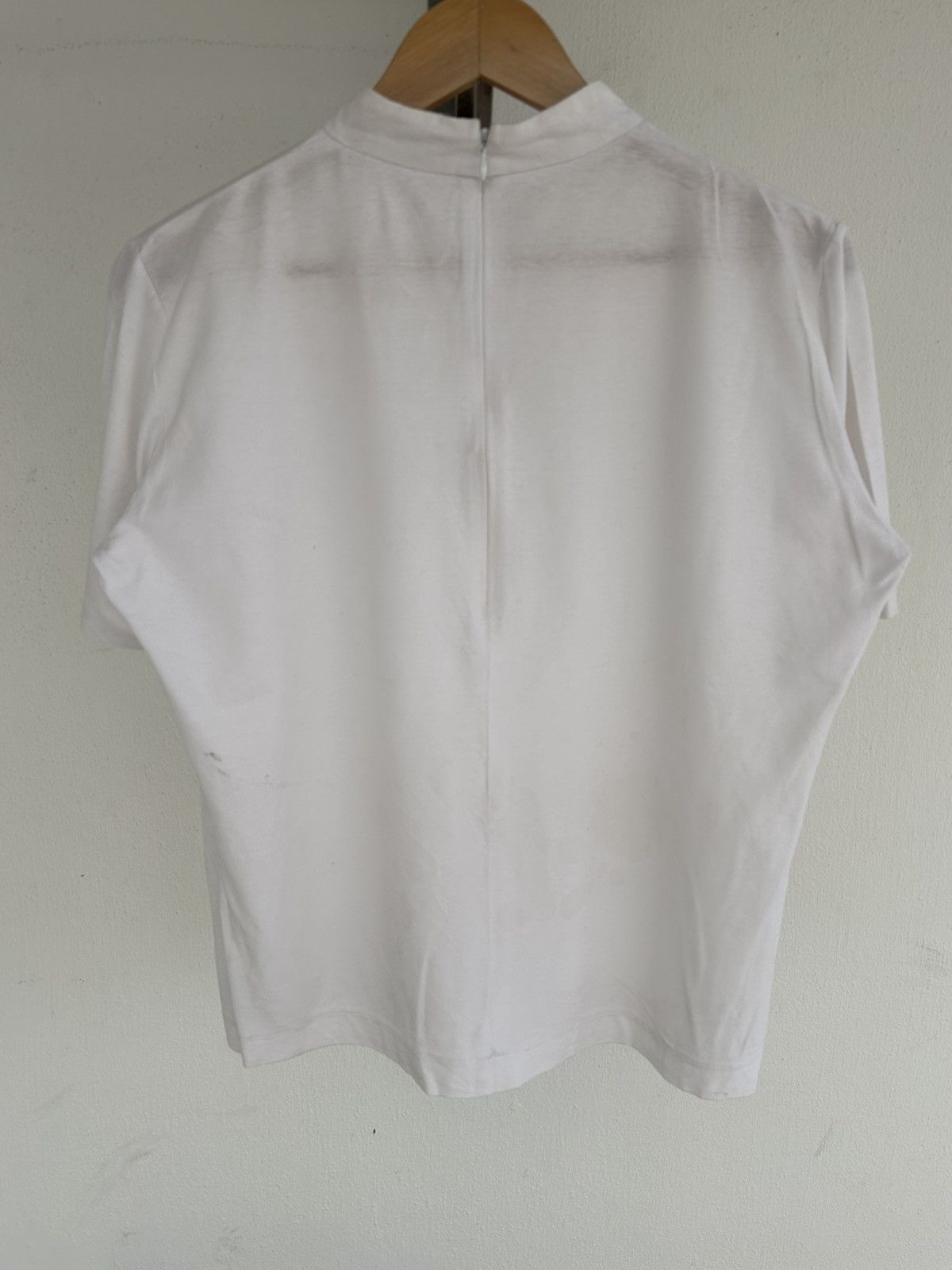 Yves Saint Laurent YSL Vintage Plain White Tee Size US M / EU 48-50 / 2 - 2 Thumbnail