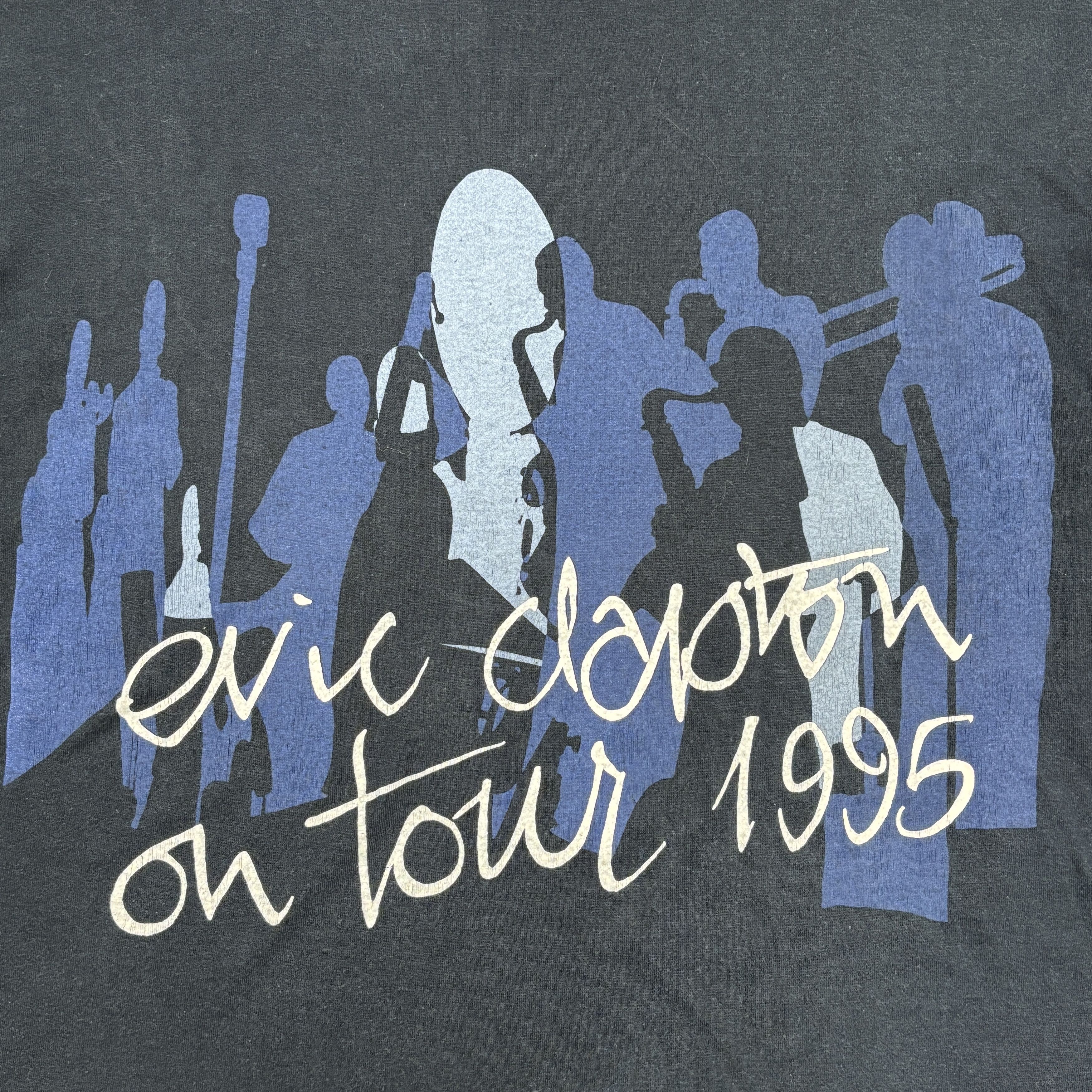 Band Tees Vintage Eric Clapton Shirt 90s Tour Band Tee Emporio Armani Size US XL / EU 56 / 4 - 4 Thumbnail