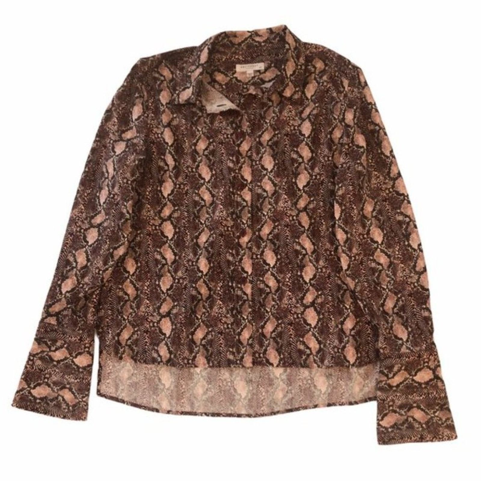 Equipment Equipment Huntley Snake-Print Button-Front Shirt Size S / US 4 / IT 40 - 3 Thumbnail
