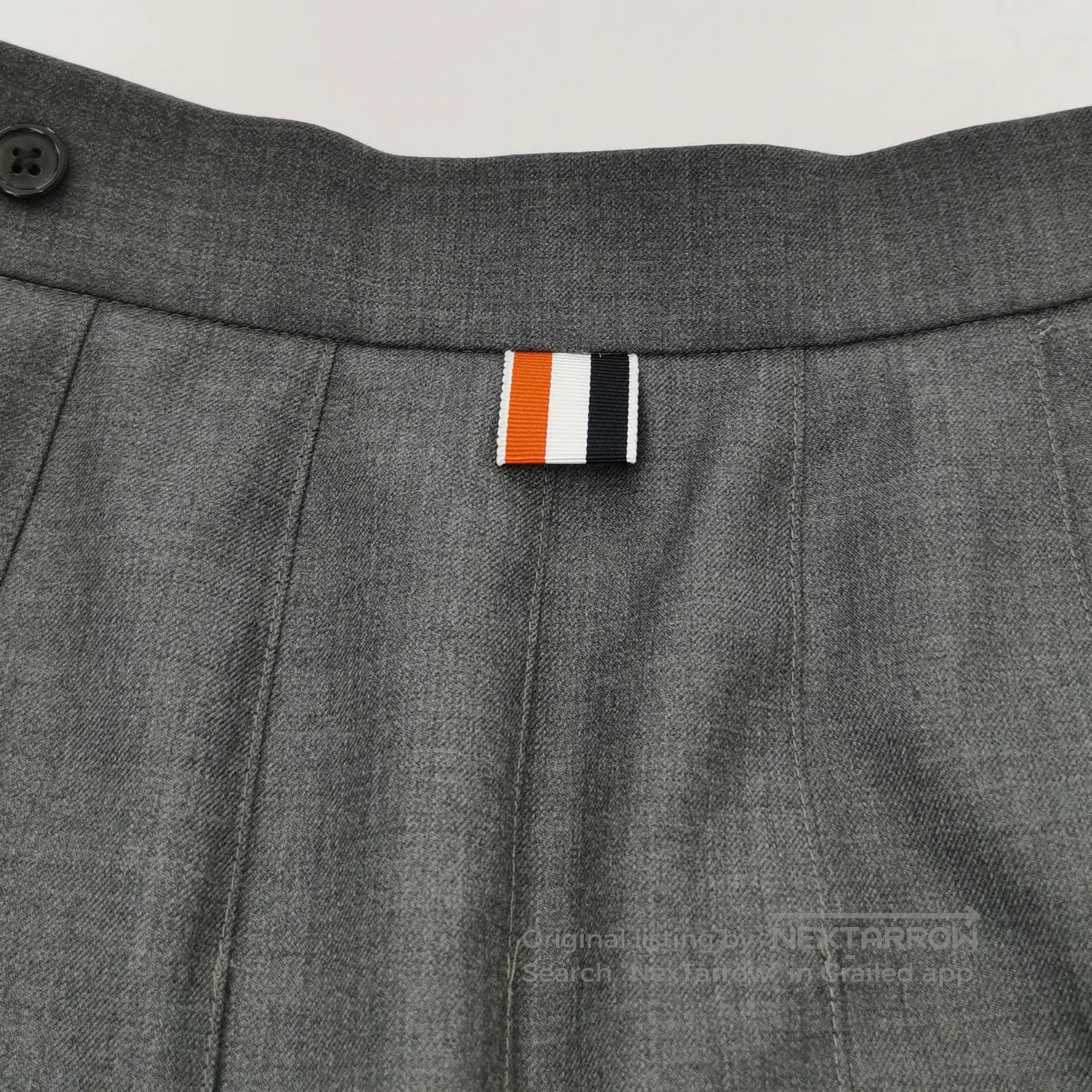 Thom Browne Thom Browne Gray Pleated Mini Skirt XS. Size 26" / US 2 / IT 38 - 1 Thumbnail