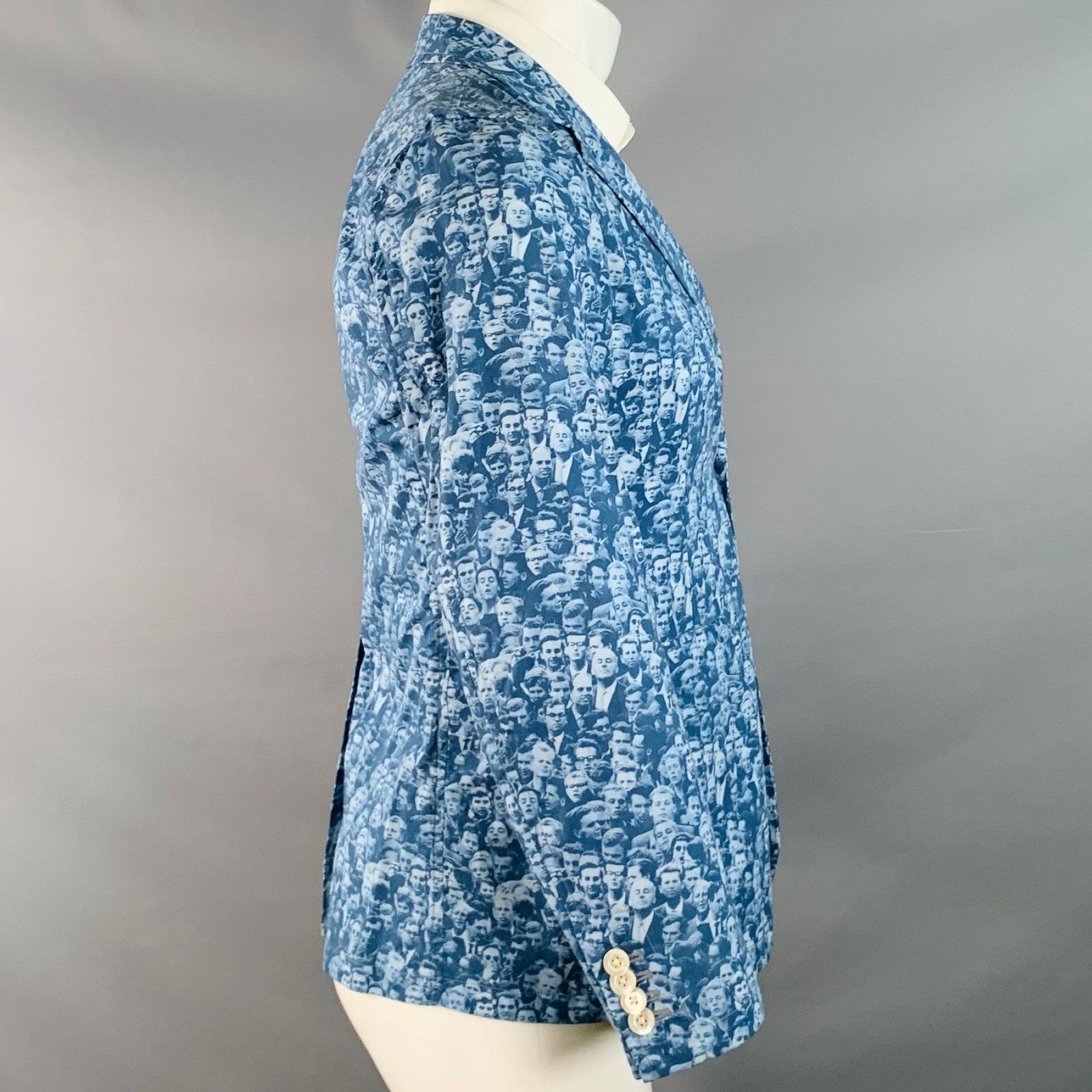 Ts(S) TS (S) Size S Regular Cotton Figures Notch Lapel Sport Coat Size 38R - 3 Thumbnail