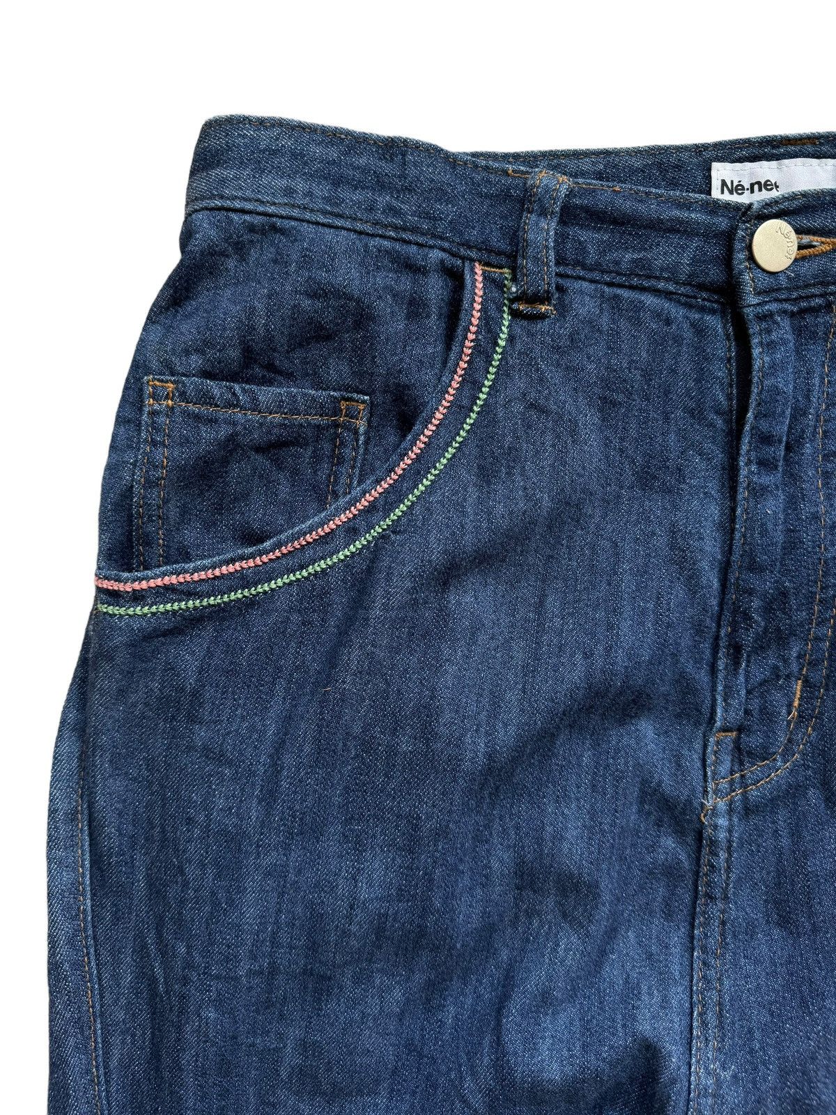 Issey Miyake × Japanese Brand × Ne-Net Vintage Issey Miyake Ne-Net Baggy Crotch Shorts Pants Size US 31 - 5 Thumbnail