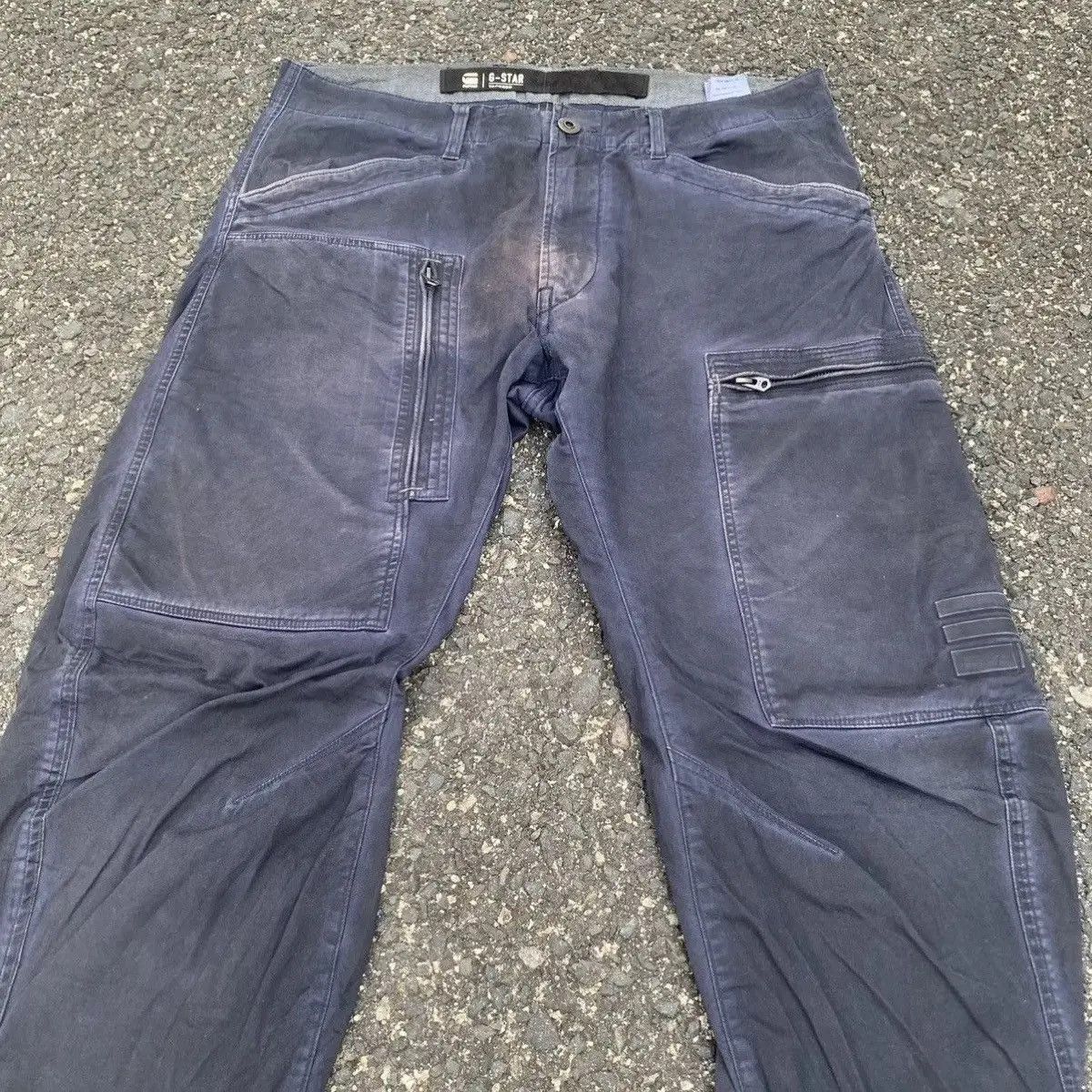 G-Star SICKS‼️GSTAR RAW TROUSERS FADED VERYRARE CURVE LEG PANTS W34 Size US 34 / EU 50 - 5 Thumbnail