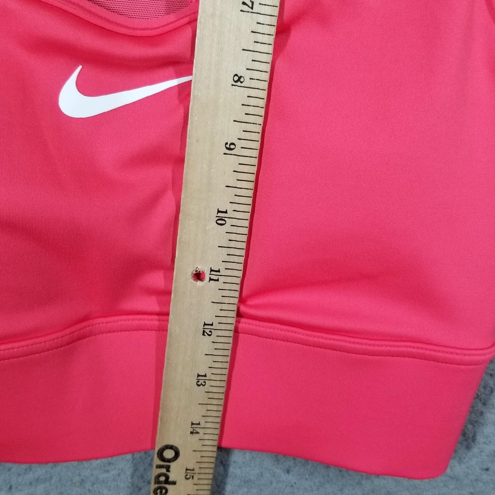 Nike Nike Sports Bra Womens Small Pink Dri-FIT Swoosh Racerback Training FN2728-629 Size ONE SIZE - 3 Thumbnail