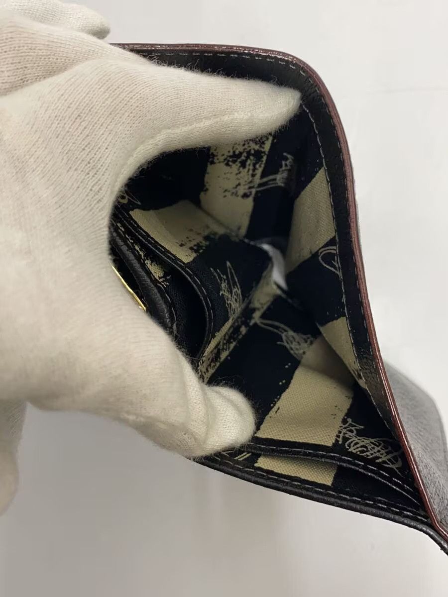 Vivienne Westwood Vivienne Westwood Plain Cowhide Tri-Fold Wallet Black Size ONE SIZE - 8 Thumbnail