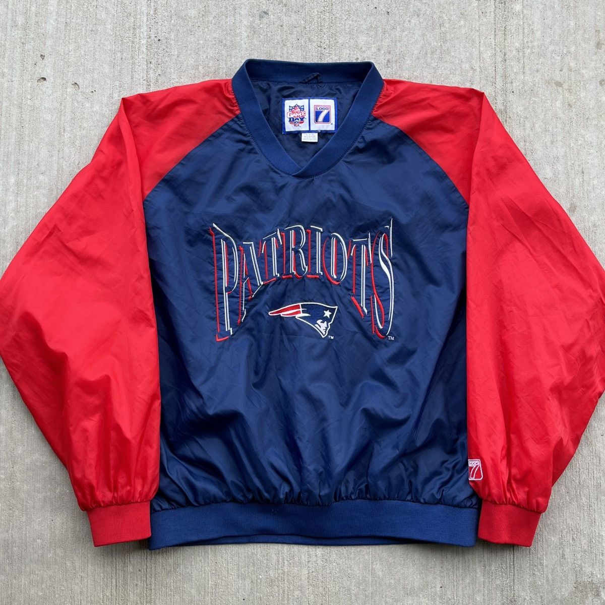 NFL Vintage Patriots Windbreaker Size US XL / EU 56 / 4 - 1 Thumbnail