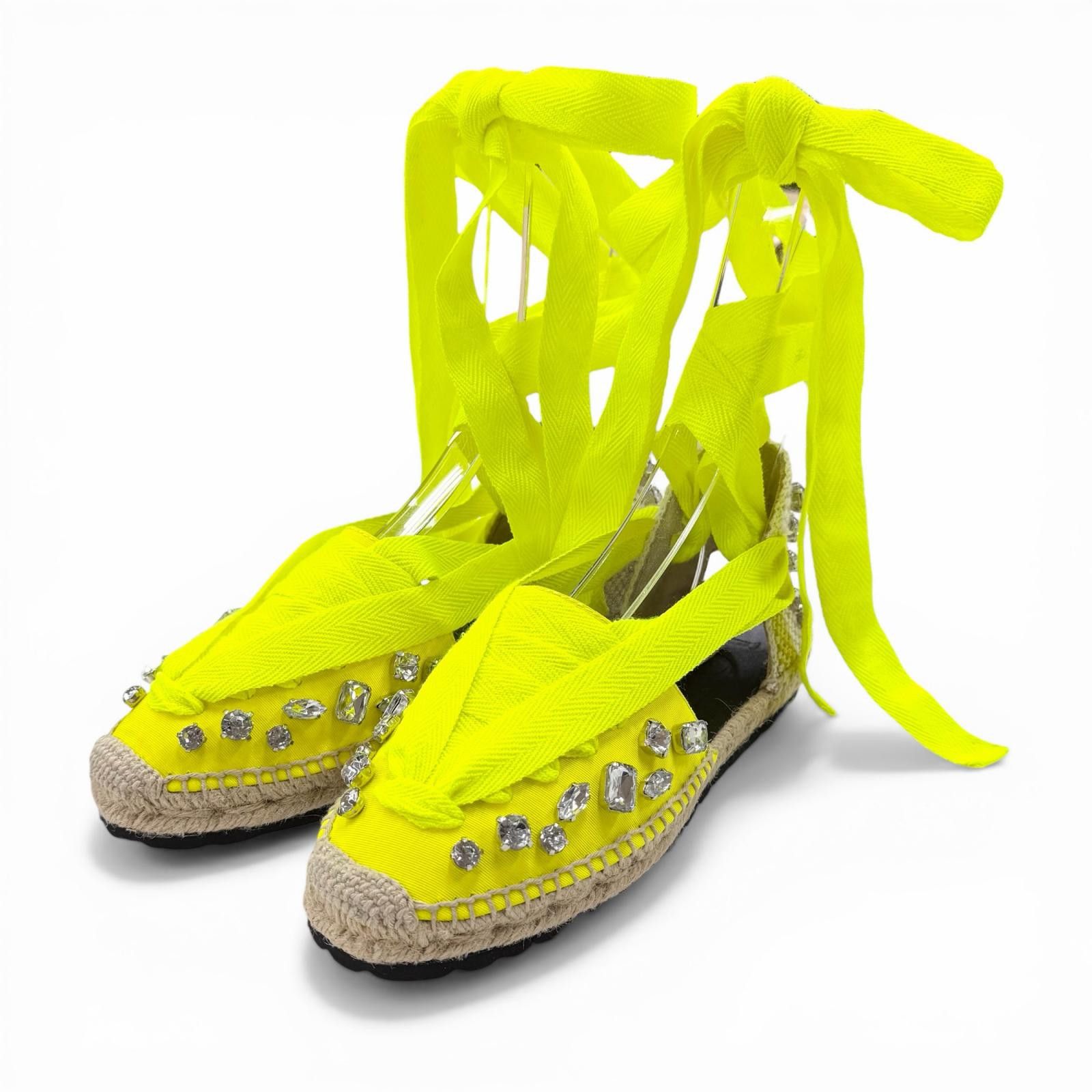Loewe Loewe Loewe Jute Canvas Sandals Textile Shoes DUTY FREE for USA Size ONE SIZE - 1 Thumbnail