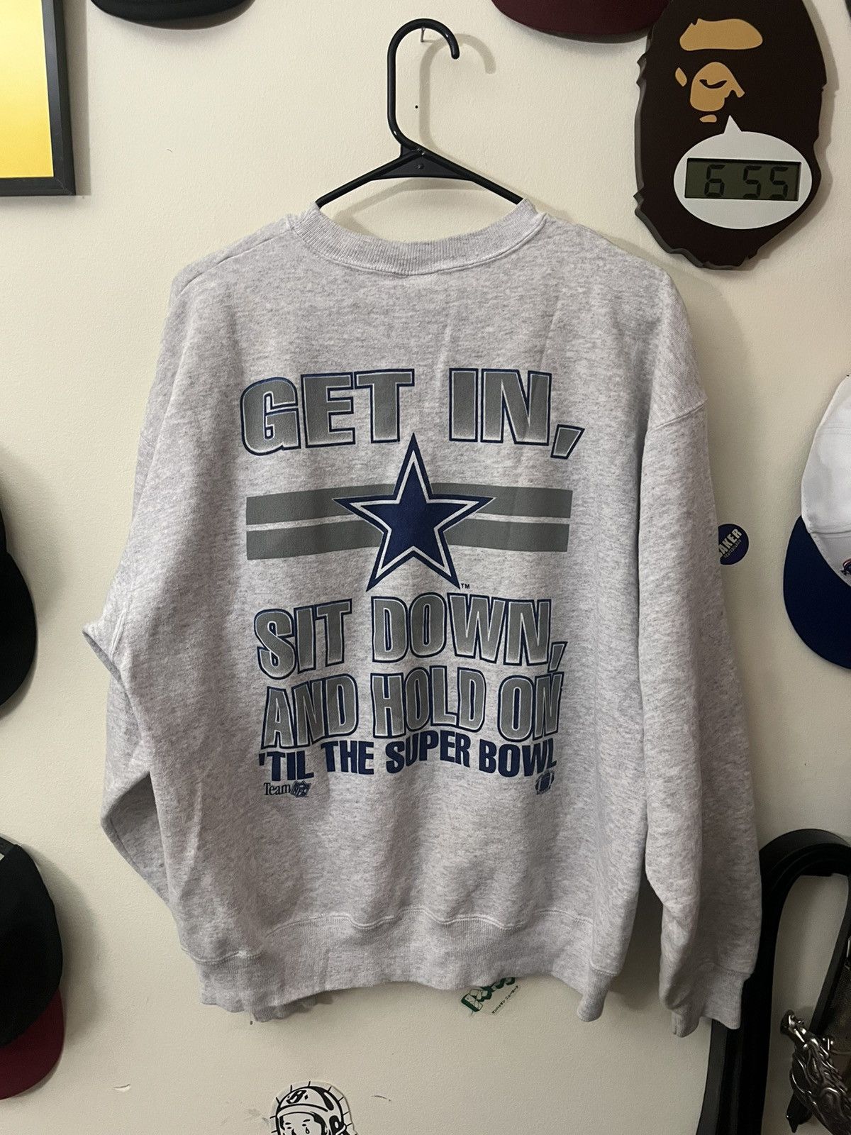 Hanes Vintage 90’s Dallas Cowboys Super bowl Crewneck NFL Large Size US L / EU 52-54 / 3 - 4 Thumbnail