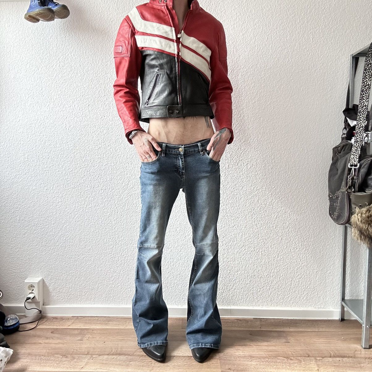 Vintage Vintage IXS Leather Motorcycle Jacket - Rare Model Size M / US 6-8 / IT 42-44 - 12 Thumbnail