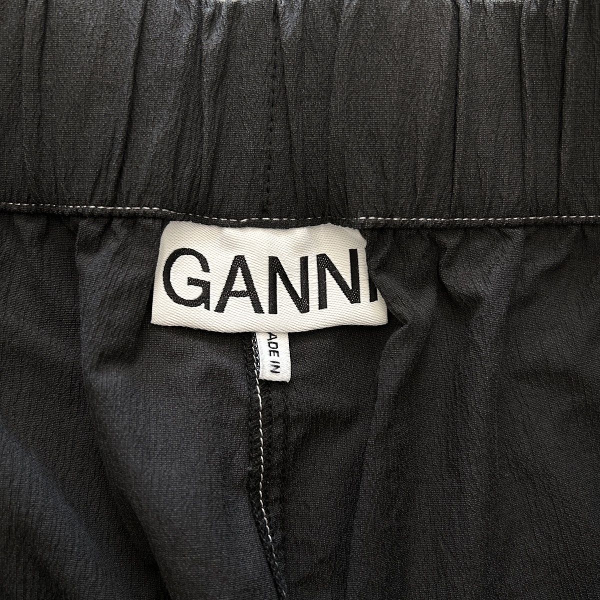 Ganni GANNI Contrast Stitch Utility Pants Size 28" / US 6 / IT 42 - 2 Thumbnail