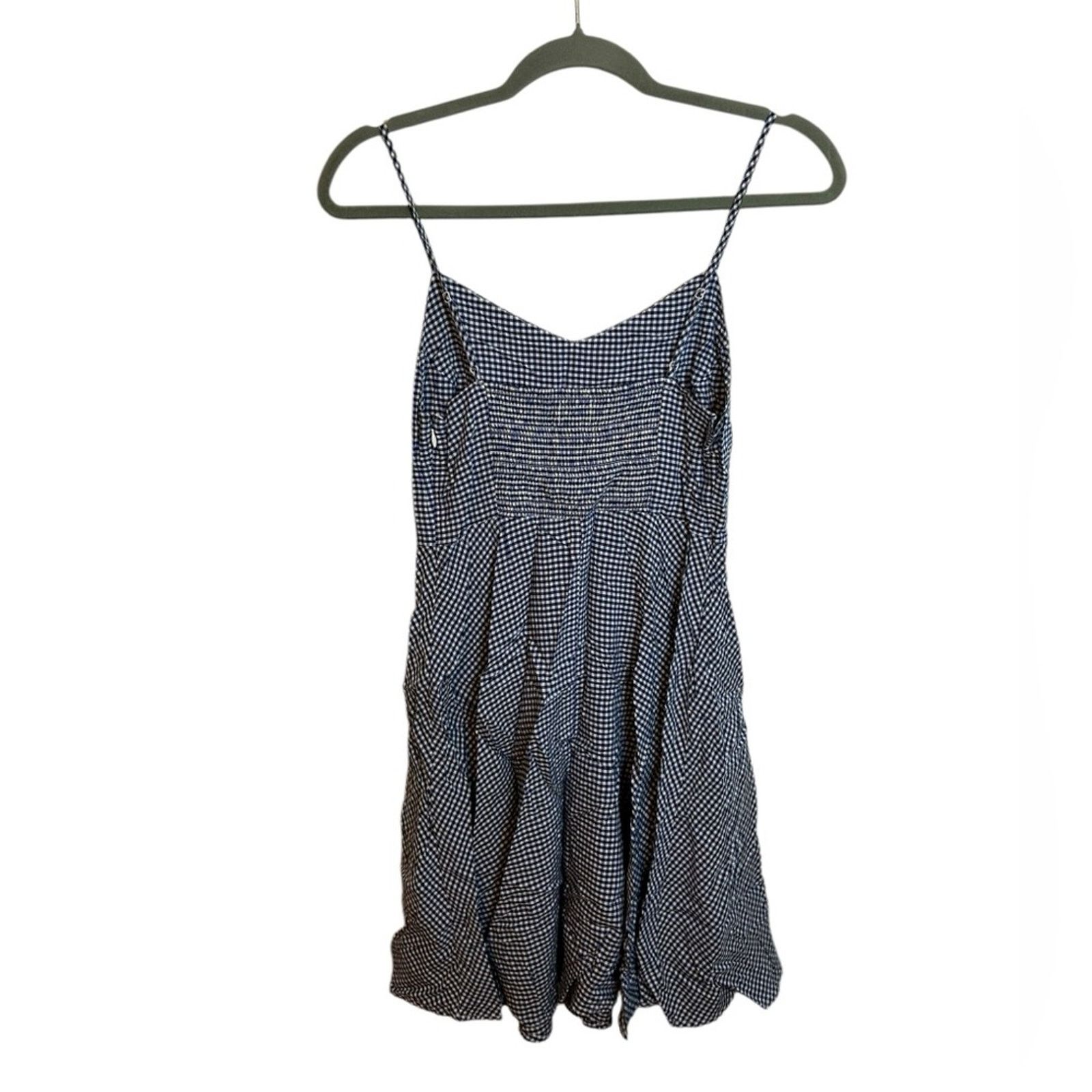 Old Navy Old Navy Blue Gingham Cami Dress Size S / US 4 / IT 40 - 2 Thumbnail