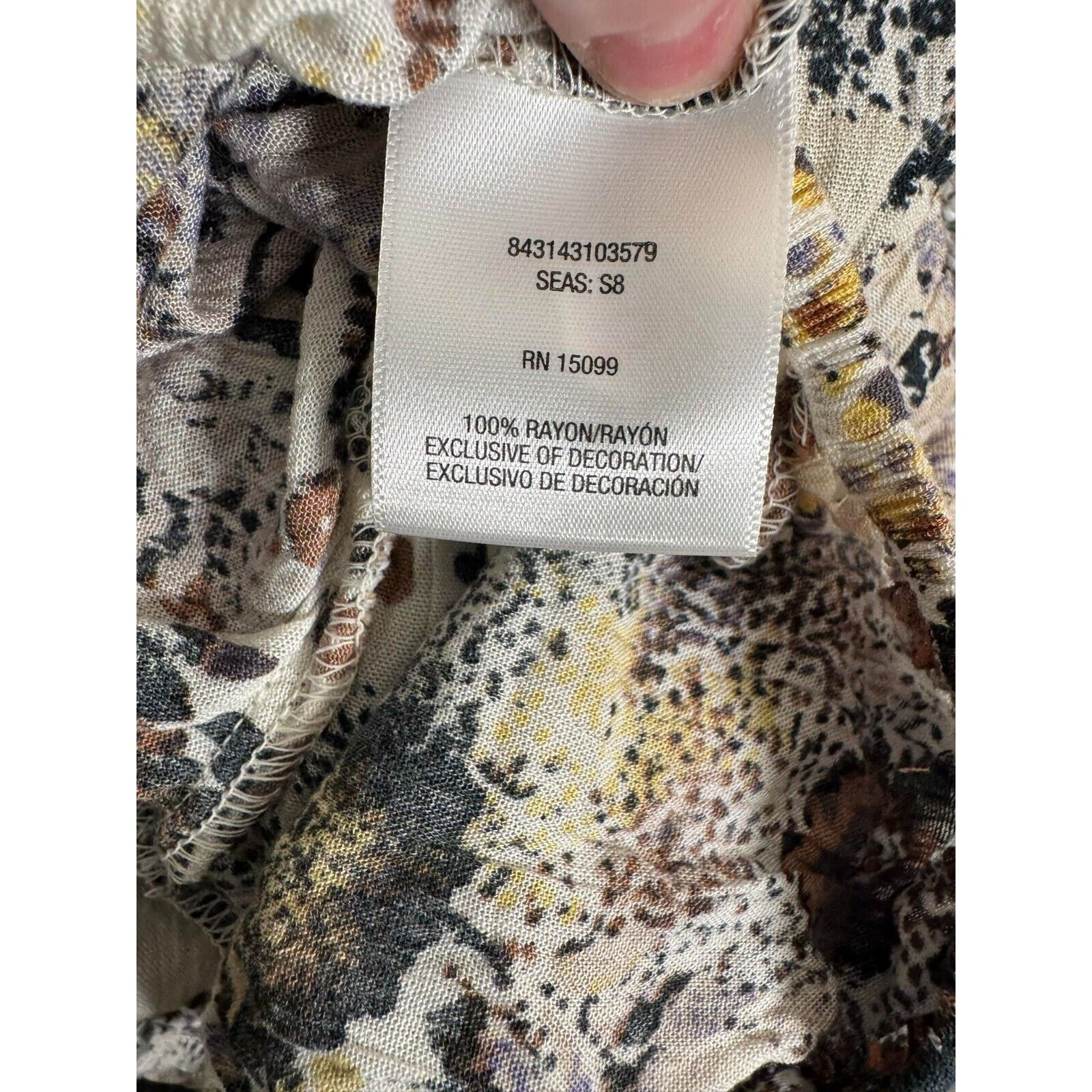 Other Laura Scott Top Womens Small Boho Cottagecore Floral Chic Size S / US 4 / IT 40 - 3 Thumbnail