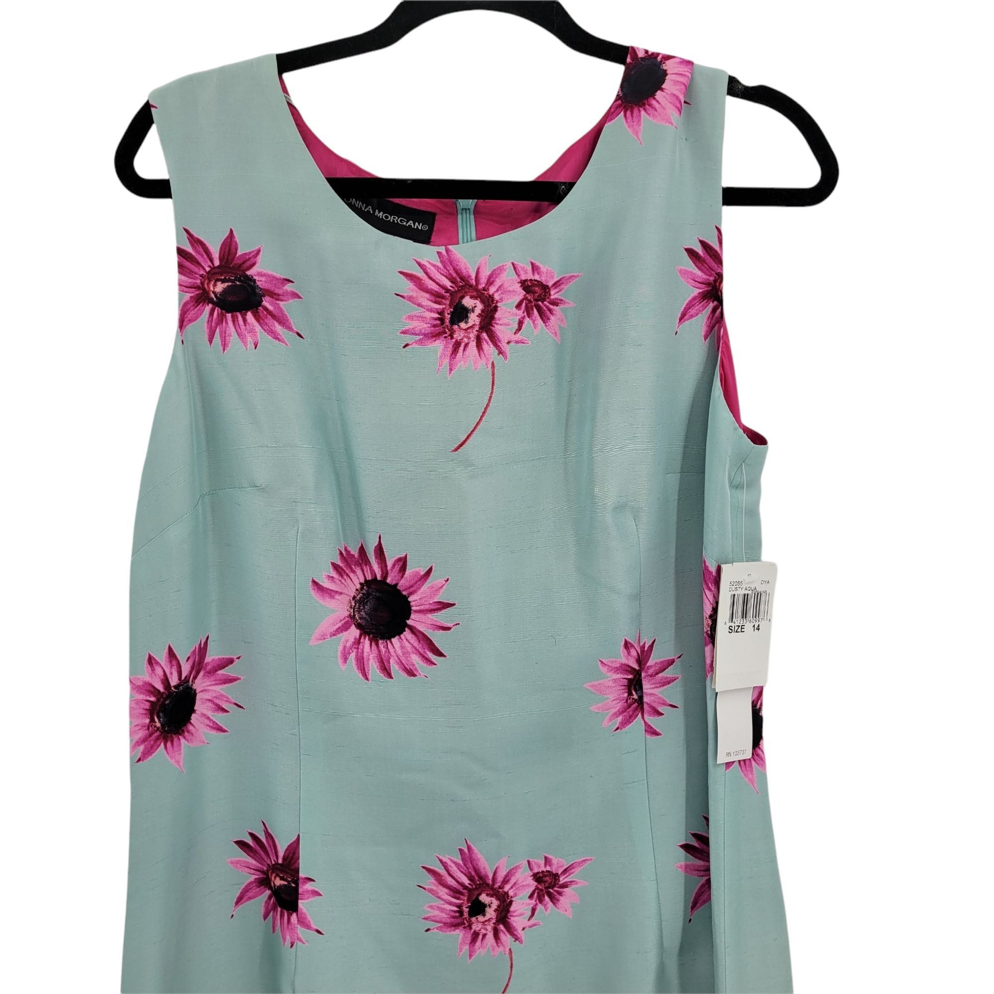 Donna Morgan Donna Morgan Silk 2pc Dress Set Sz 14 Pastel Floral Sleevele Size XL / US 12-14 / IT 48-50 - 10 Thumbnail