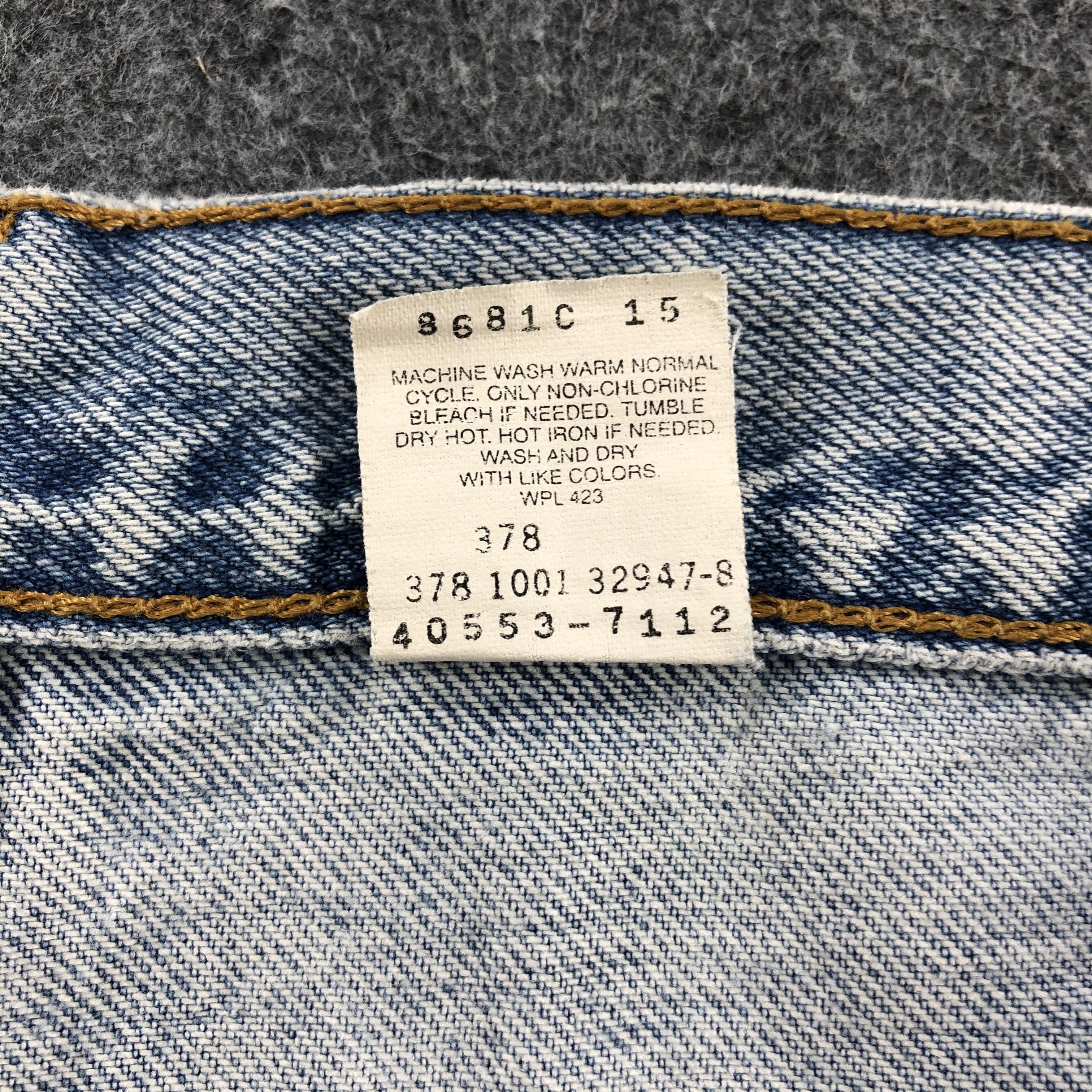 Levi's × Vintage Vintage 90s Light Wash Levis 550 Jeans-JM725A Size US 36 / EU 52 - 12 Thumbnail