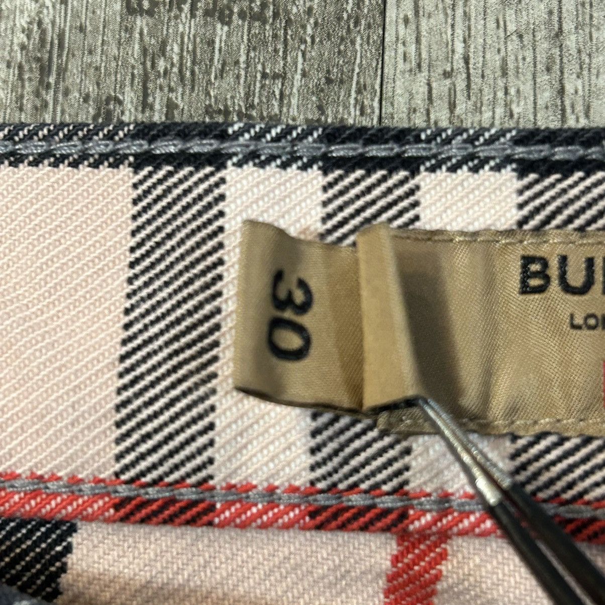 Burberry × Supreme Pink Tartan Pants SZ 30 W Size US 30 / EU 46 - 8 Thumbnail