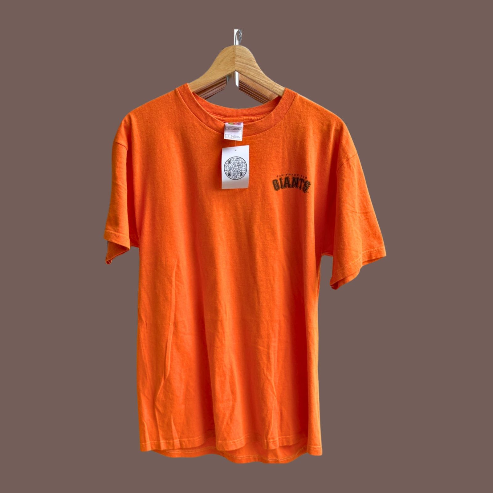 Fruit Of The Loom VTG Baseball Tee | SF Giants Orange Promo | 2000s MLB Size US L / EU 52-54 / 3 - 1 Thumbnail