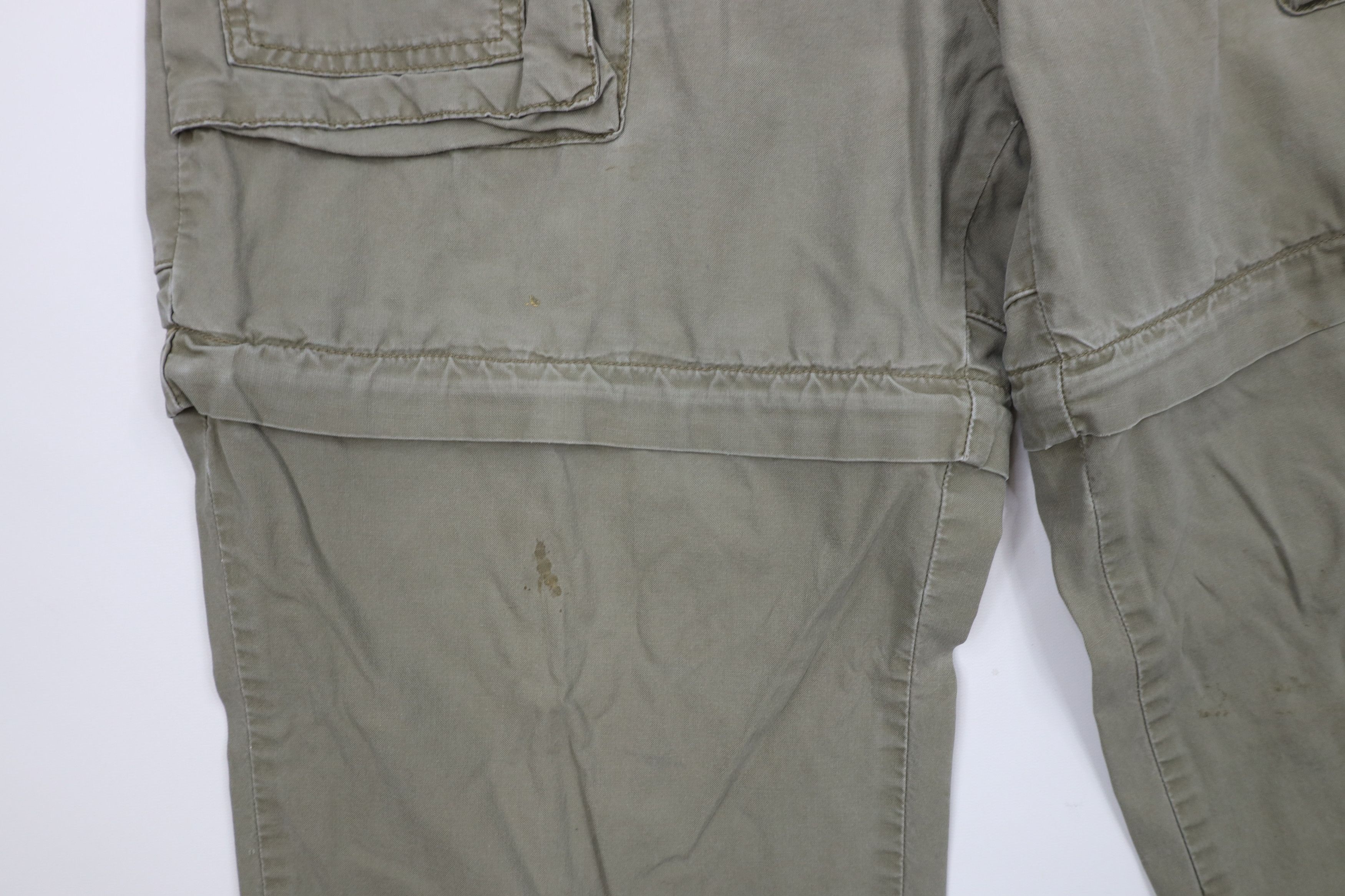 Cabelas × Vintage Vintage 90s Cabelas Wide Leg Convertible Cargo Pants Shorts Size US 36 / EU 52 - 7 Thumbnail