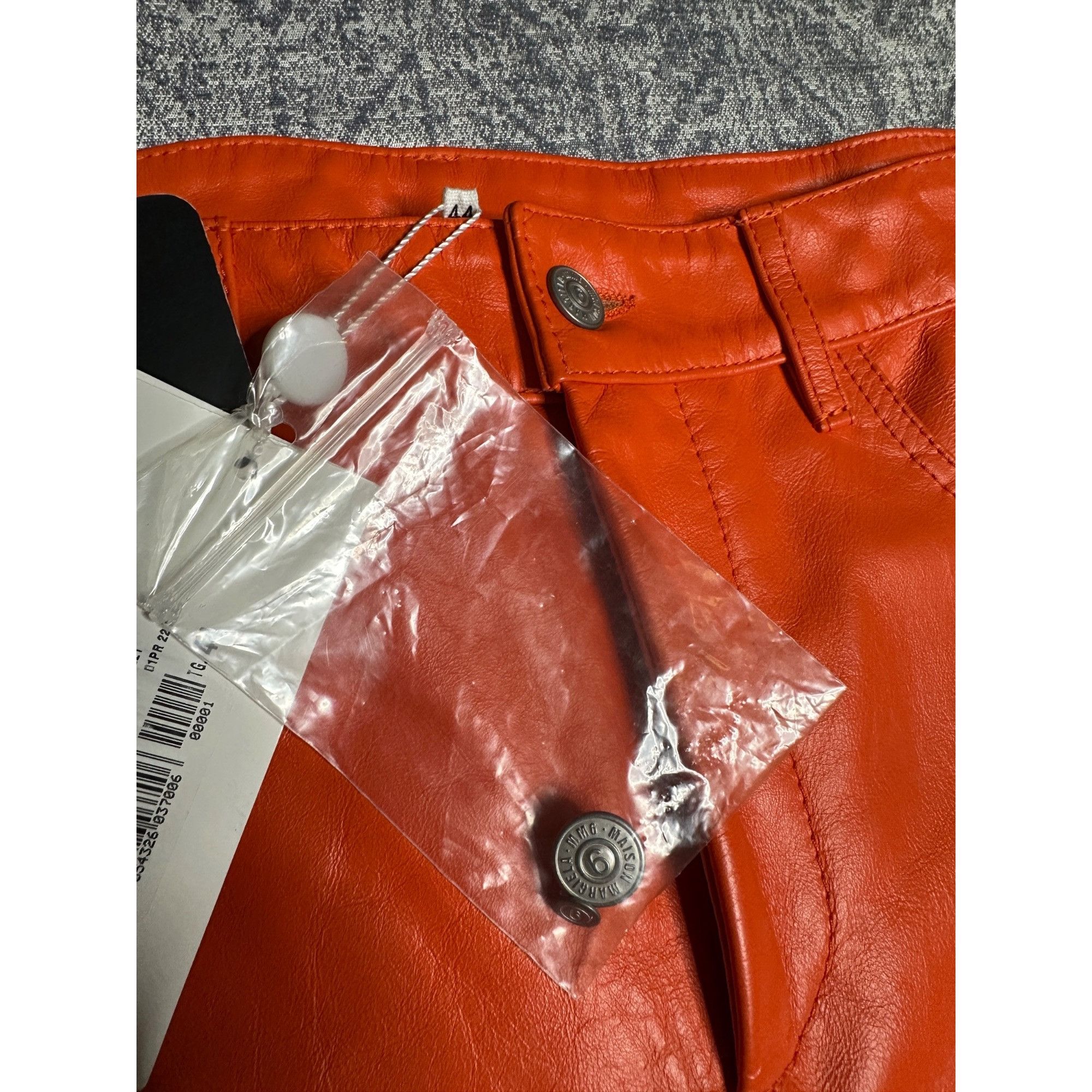 Maison Margiela MM6 22SS 5-Pocket Leather Pants Size 30" / US 8 / IT 44 - 4 Thumbnail