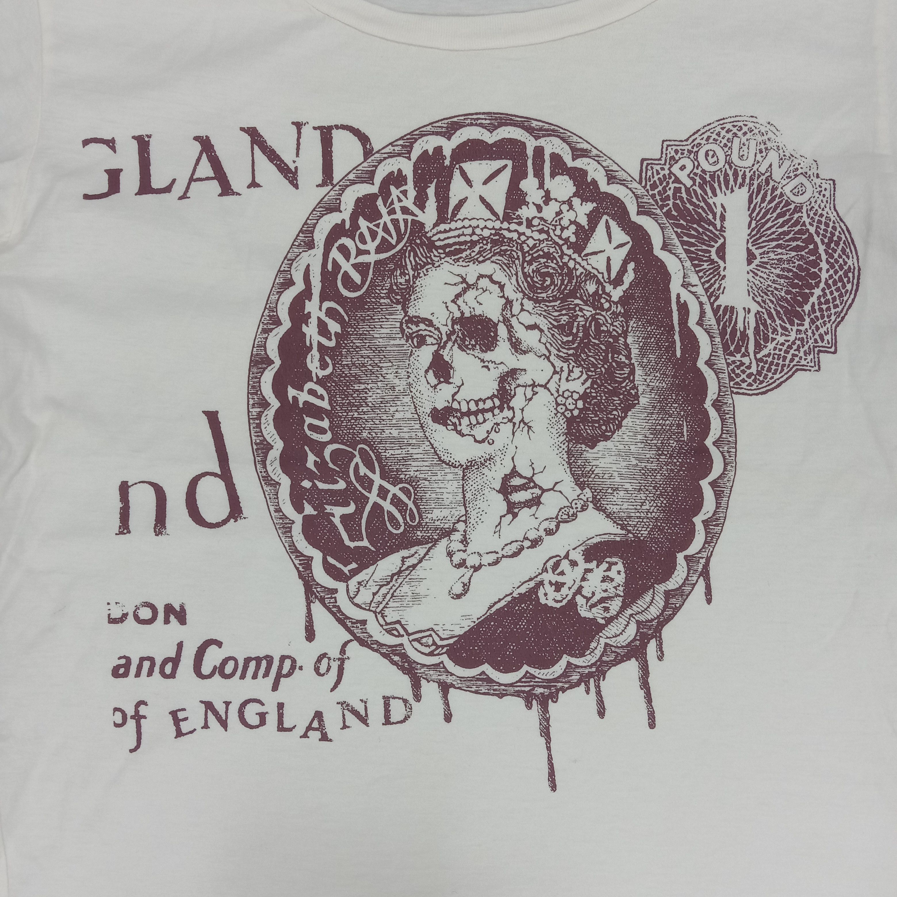 Vintage Vintage 90's Alternative RNA Punk Style Skull Tshirt Size US M / EU 48-50 / 2 - 2 Thumbnail