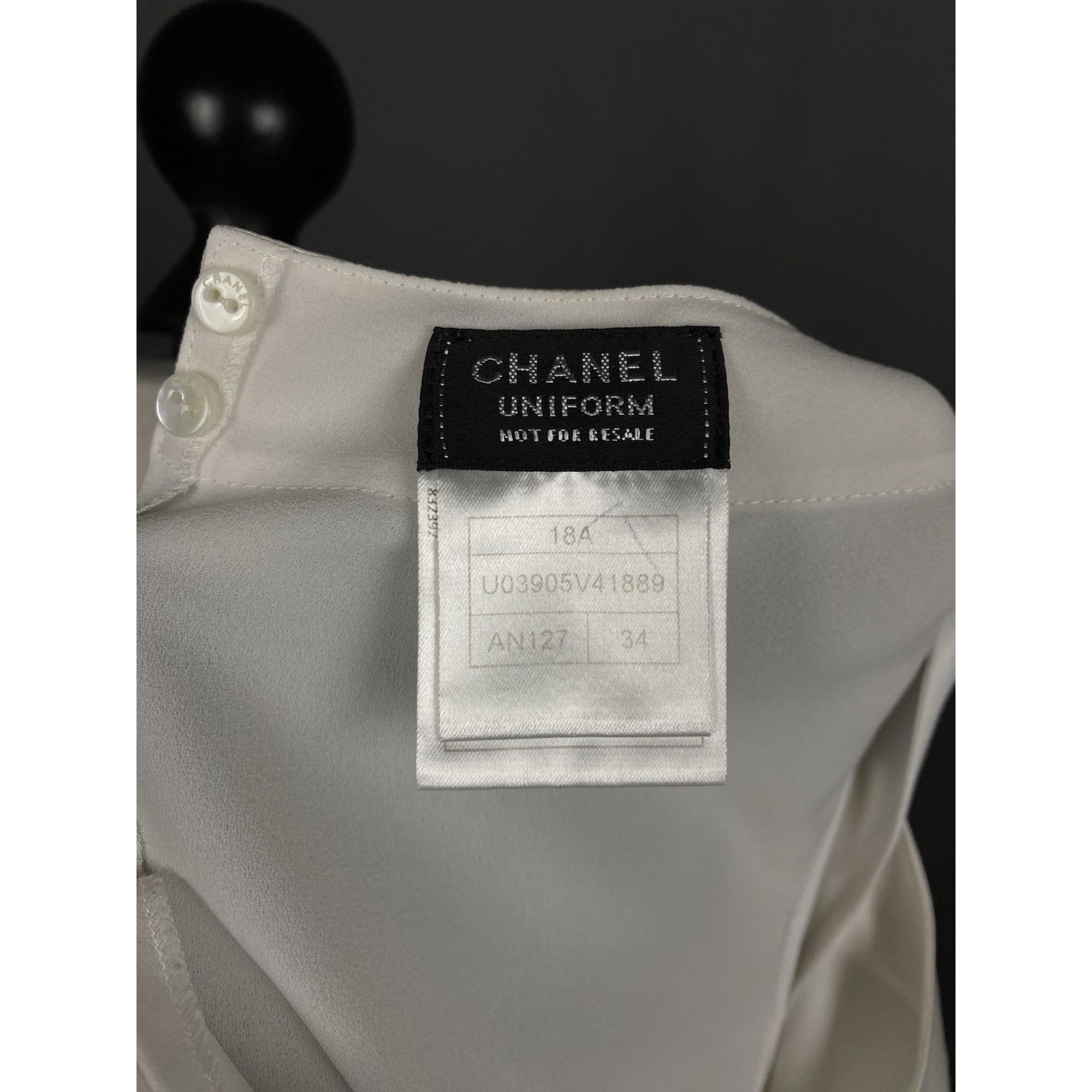 Chanel Chanel Women's White Ivory Sleveless Vest Tunic Tank Size 3 Size XXS / US 00 / IT 34 - 9 Thumbnail