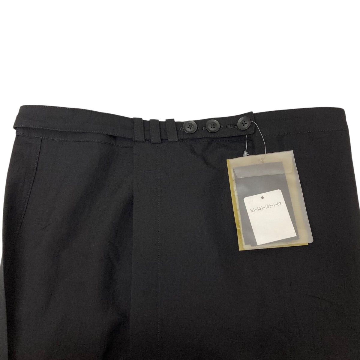 Yohji Yamamoto yohji yamamoto 24SS W Ry Hard Twisted Gabardine WRAP SKIRT Size US 33 - 3 Thumbnail