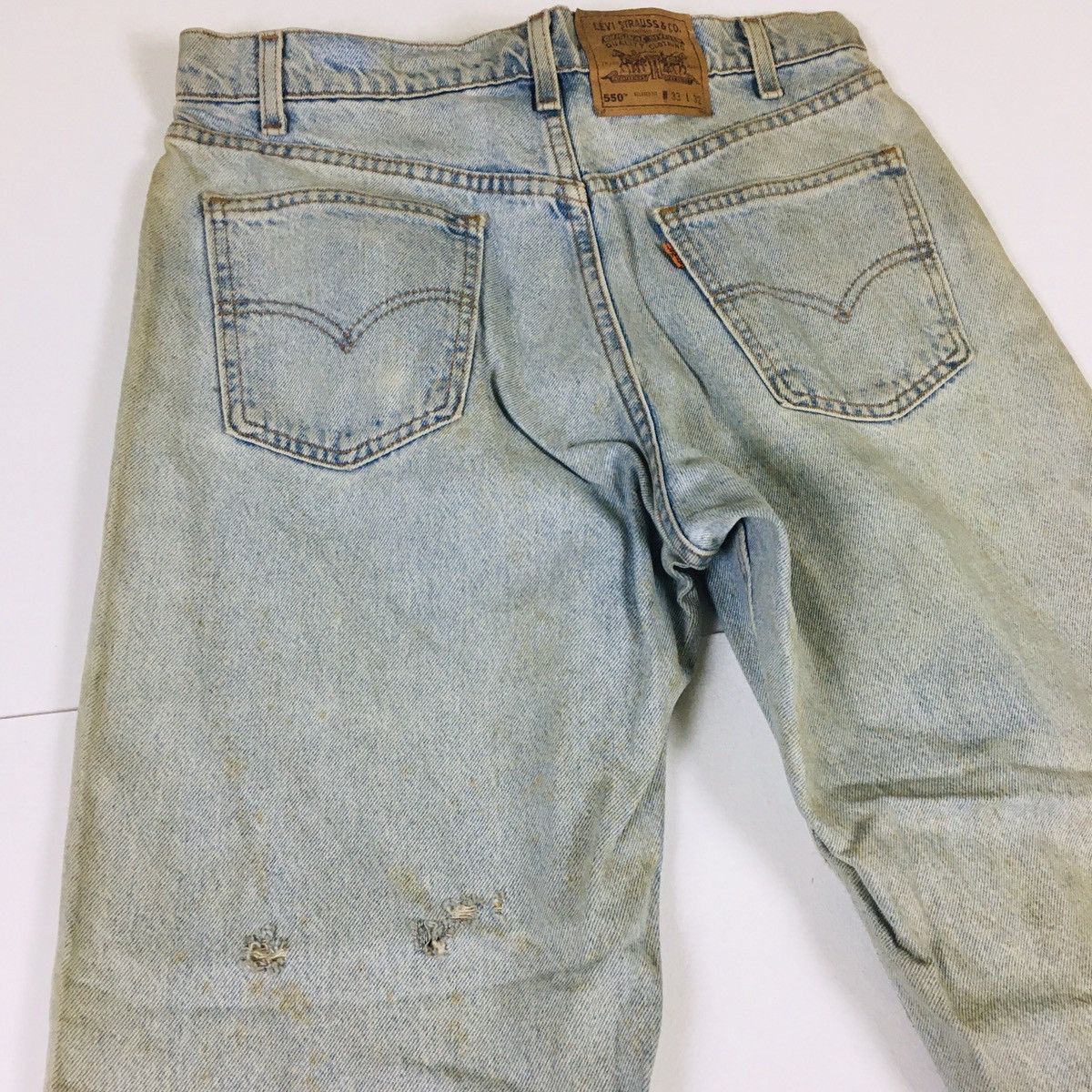 Levi's Vintage 90s Levi’s 550 Orange Tab Relaxed Fit Size US 33 - 7 Thumbnail
