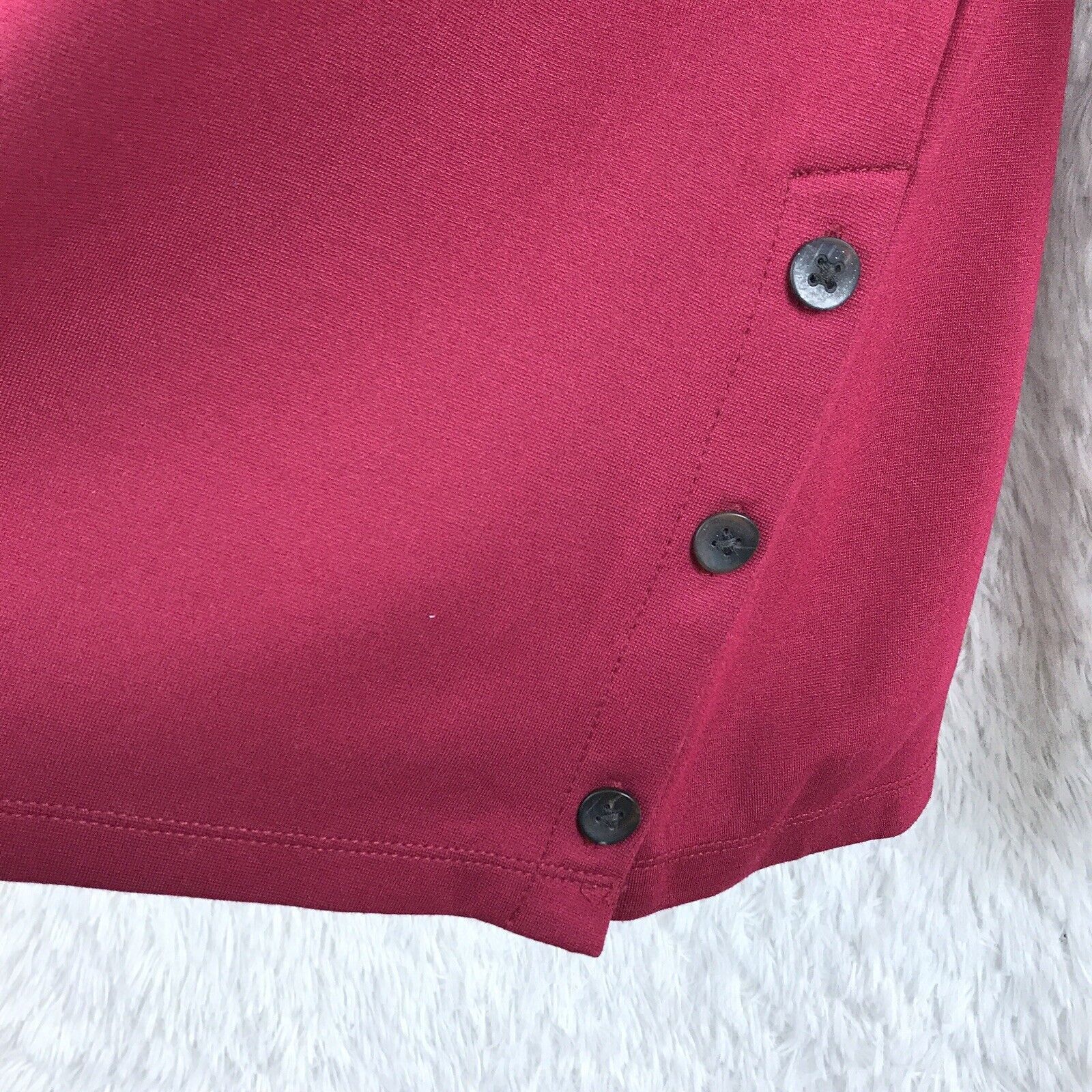 Other J Jill Ponte Knit Top Red Womens Small Size S / US 4 / IT 40 - 3 Thumbnail