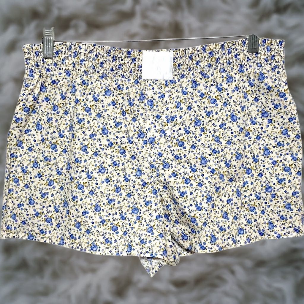 Vintage VINTAGE Threads of Luxx Ditsy Floral Shorts Womens L Pull On Floral NWT Size 36" / US 14 / IT 50 - 1 Thumbnail