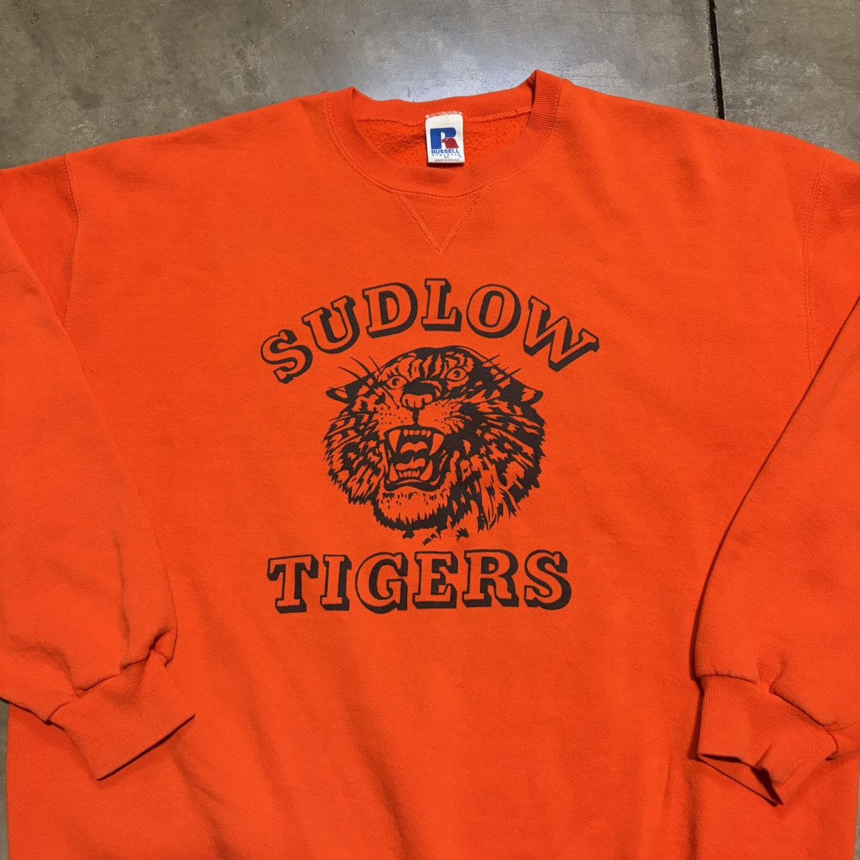 Russell Athletic Vintage 90s Russell Athletic Crewneck Sweatshirt Tigers Size US XL / EU 56 / 4 - 7 Thumbnail