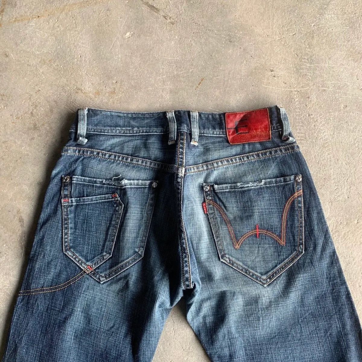 Edition Japan Edwin E-Function Jeans Curve Banana Leg Denim Pants Waist 32 Size US 32 / EU 48 - 9 Thumbnail