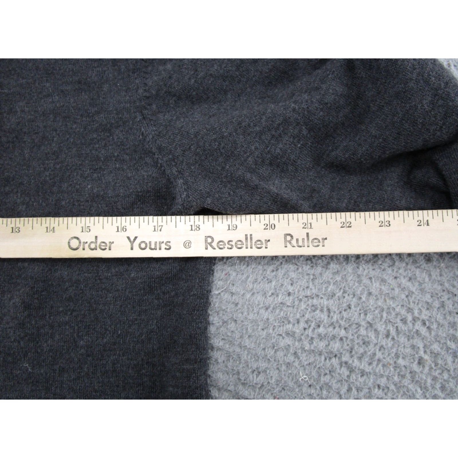 Lands' End VINTAGE Lands End 100% Wool Turtleneck Sweater Petite PM 10-12 Gray 90s Women Pullover Knit's Knit Winter Fall Mens Womens Girls Size M / US 6-8 / IT 42-44 - 5 Thumbnail