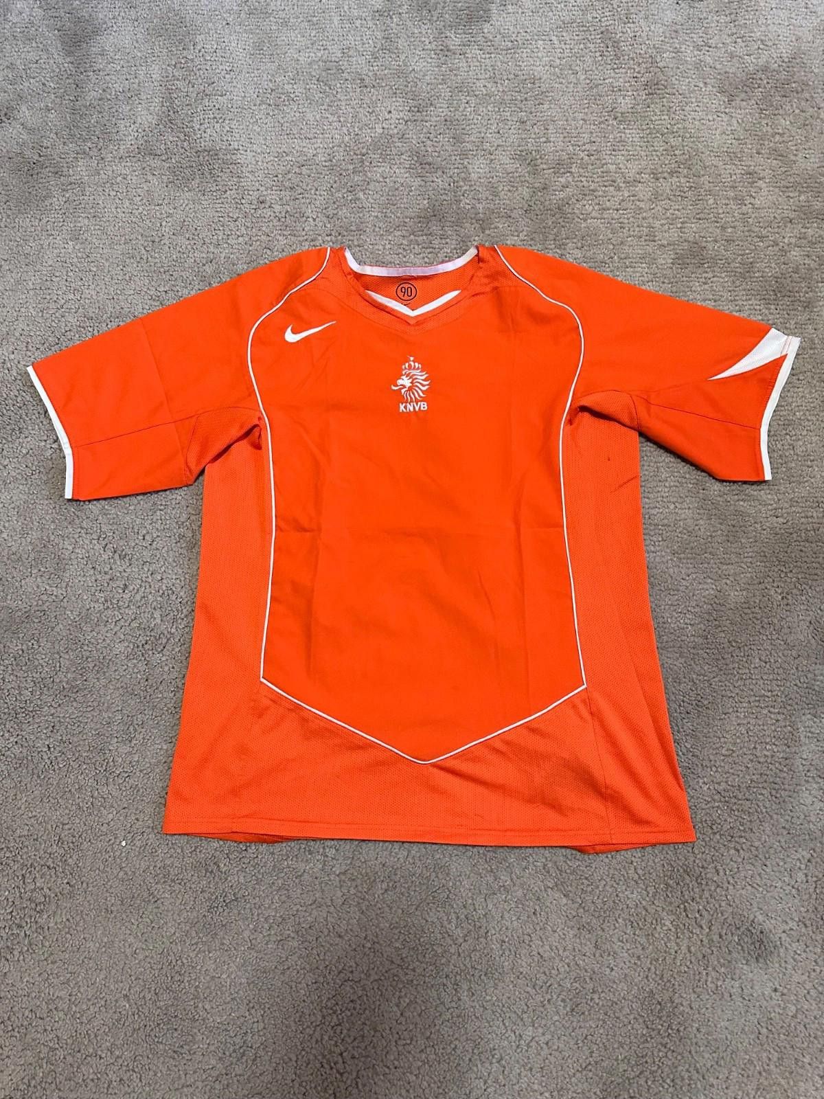 Nike NETHERLANDS HOLLAND 2004 FOOTBALL SHIRT NIKE SOCCER JERSEY Size US M / EU 48-50 / 2 - 1 Thumbnail