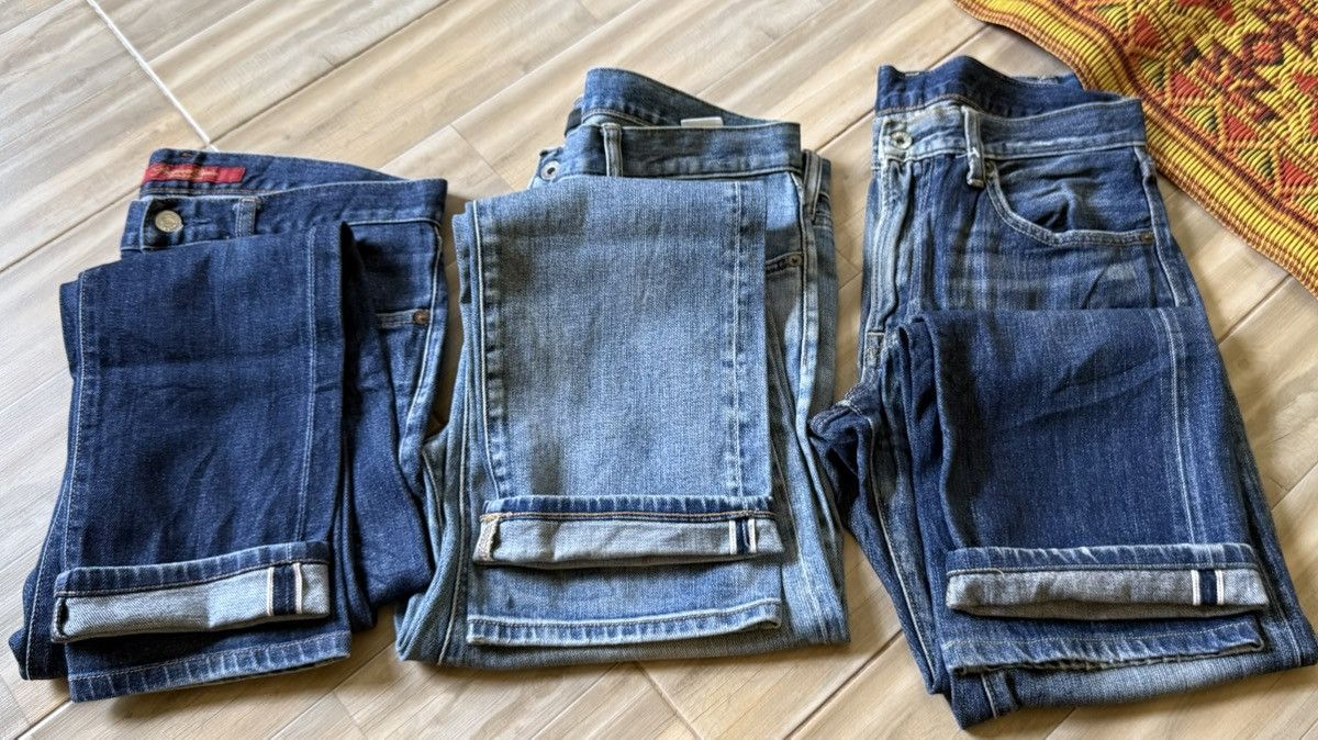 Combo Uniqlo jeans salvaged